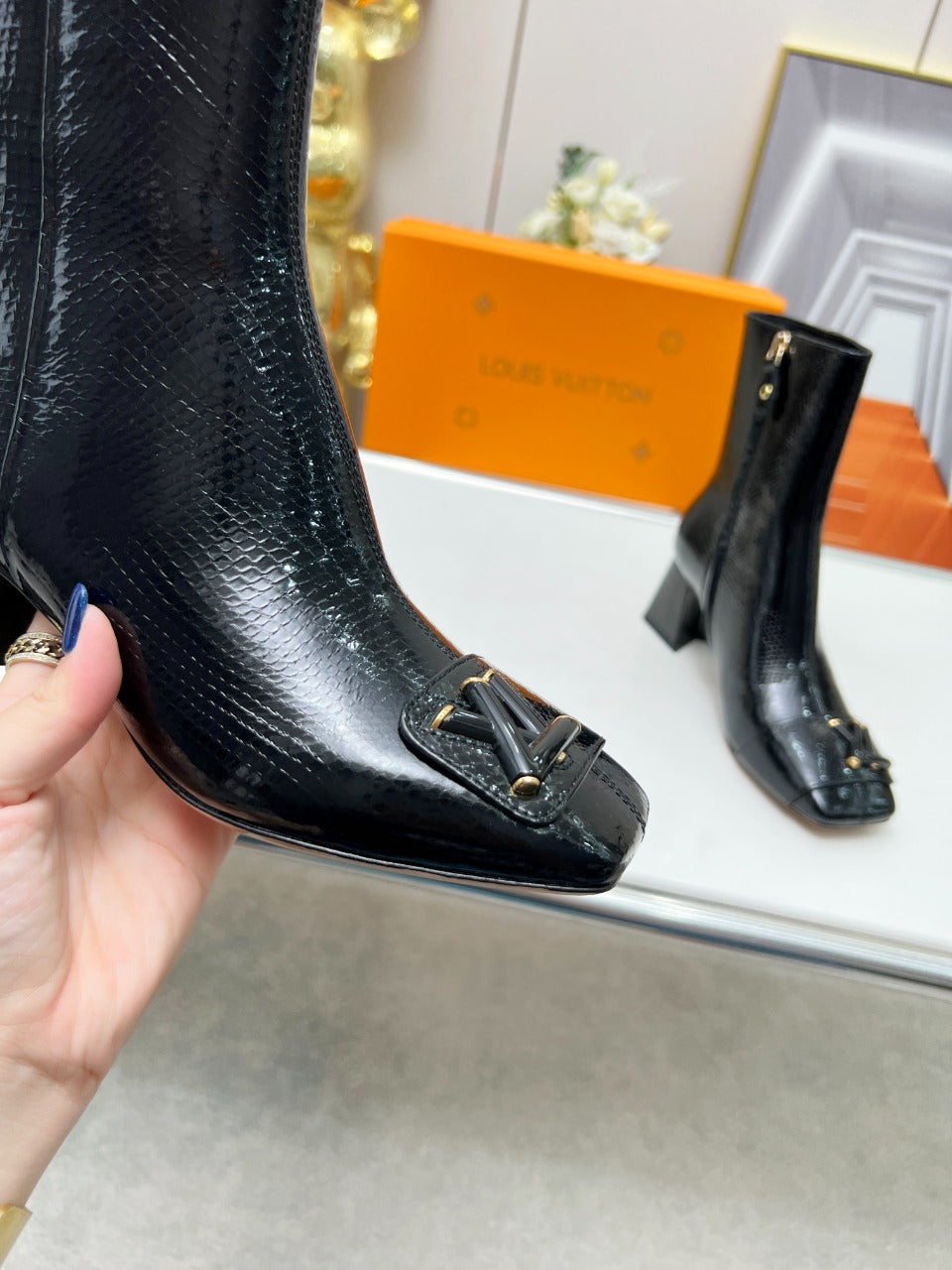 Louis Vuitton High Heel Boots