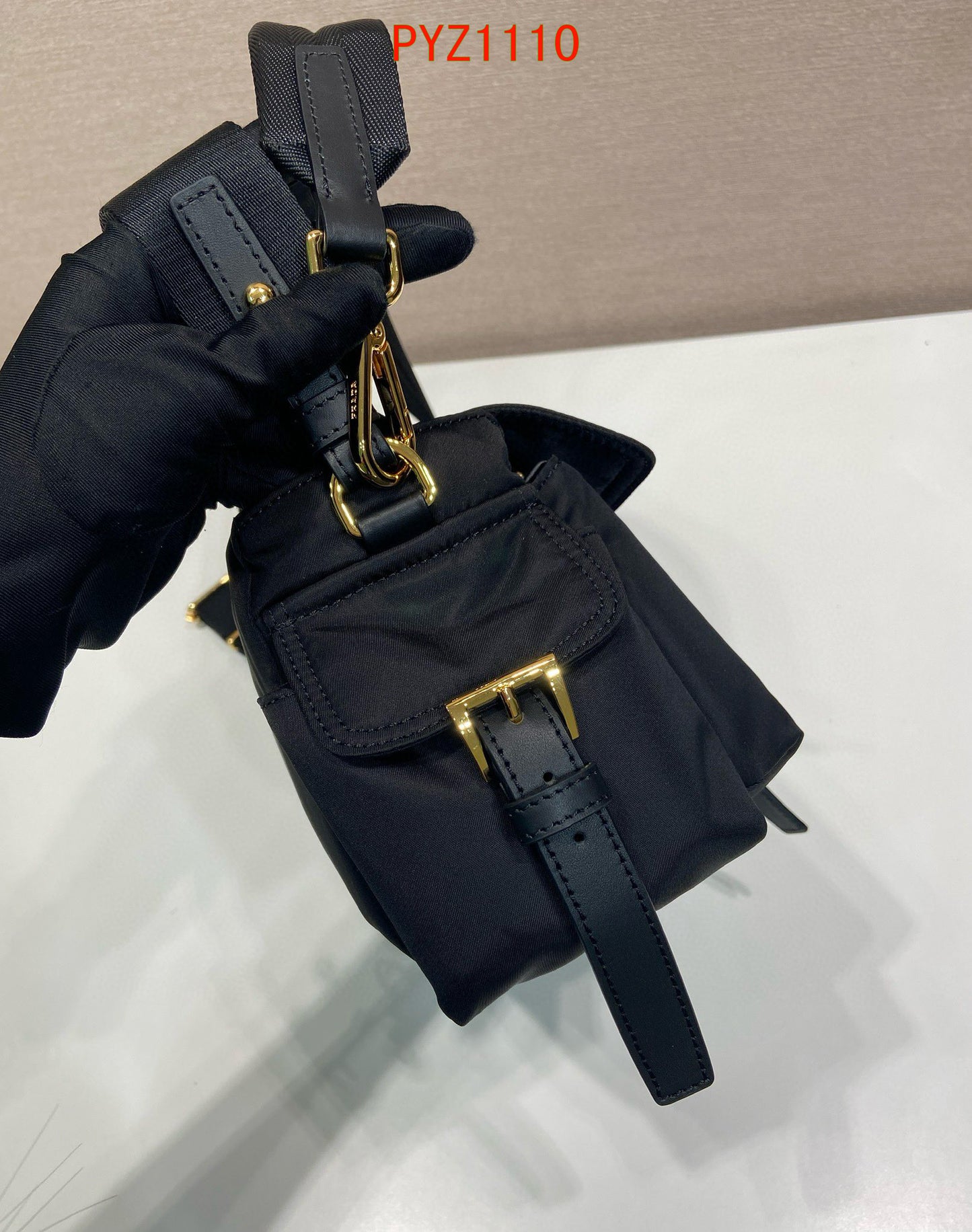 Prada Explore medium leather shoulder bag