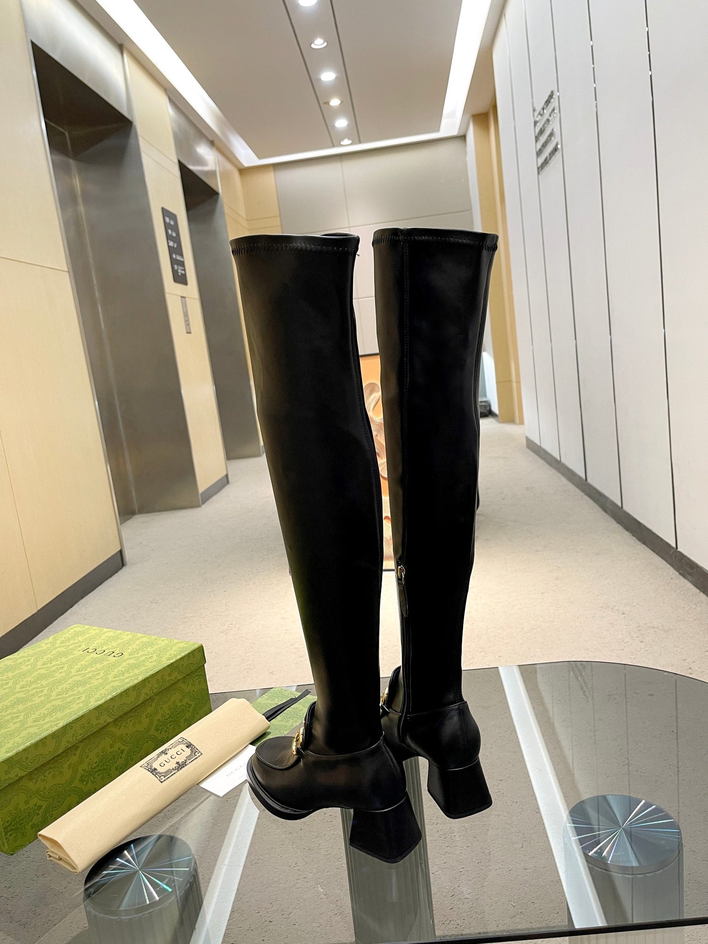 Gucci Long Leather Boots