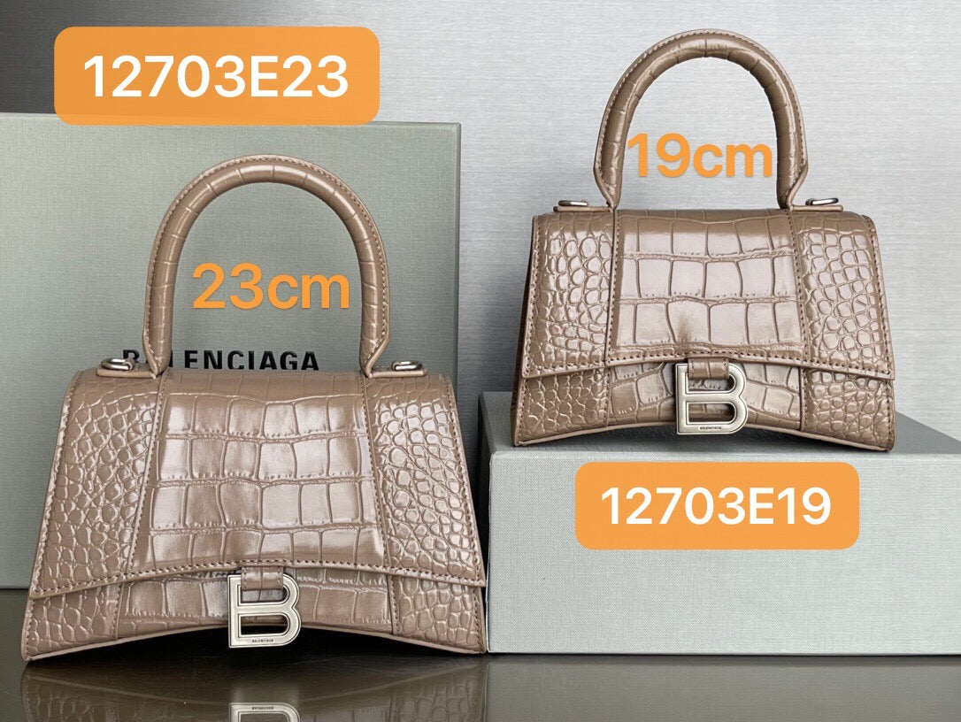Balenciaga Hourglass 19 and 23 cm