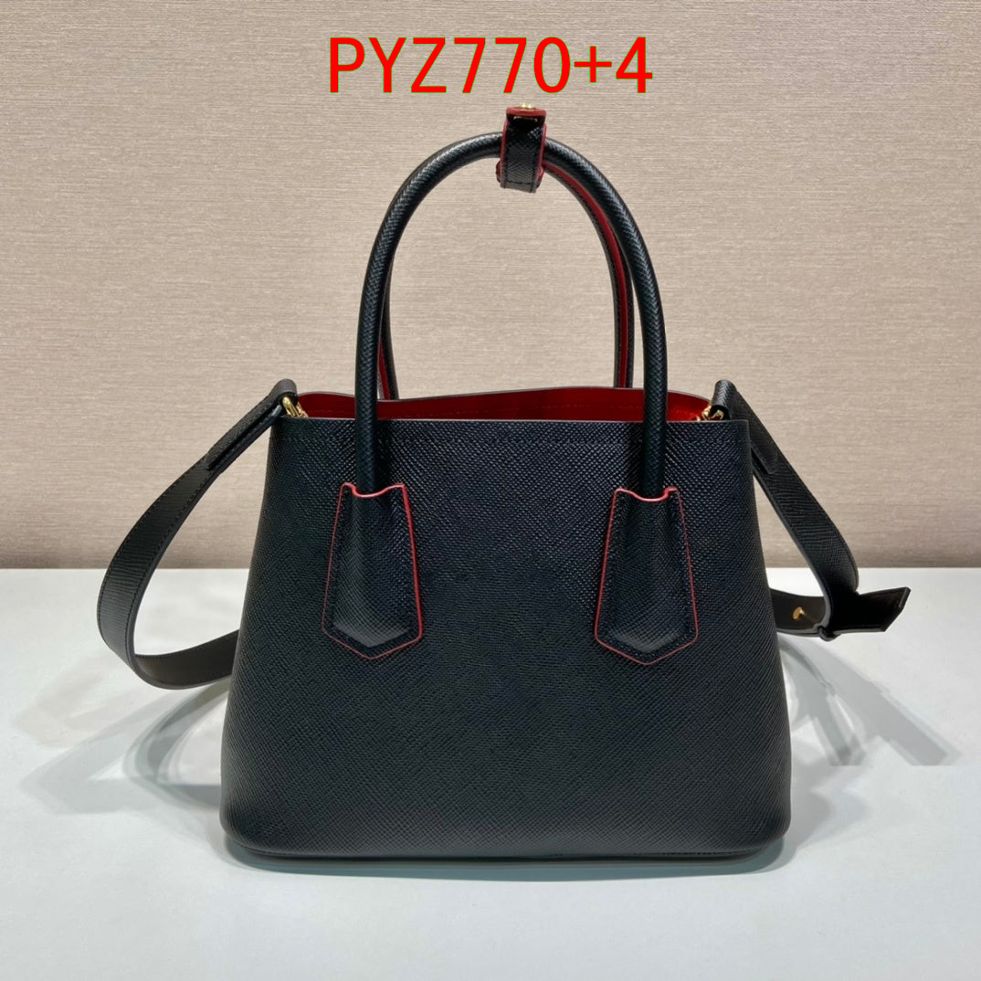 Prada Saffiano Double Tote Bag