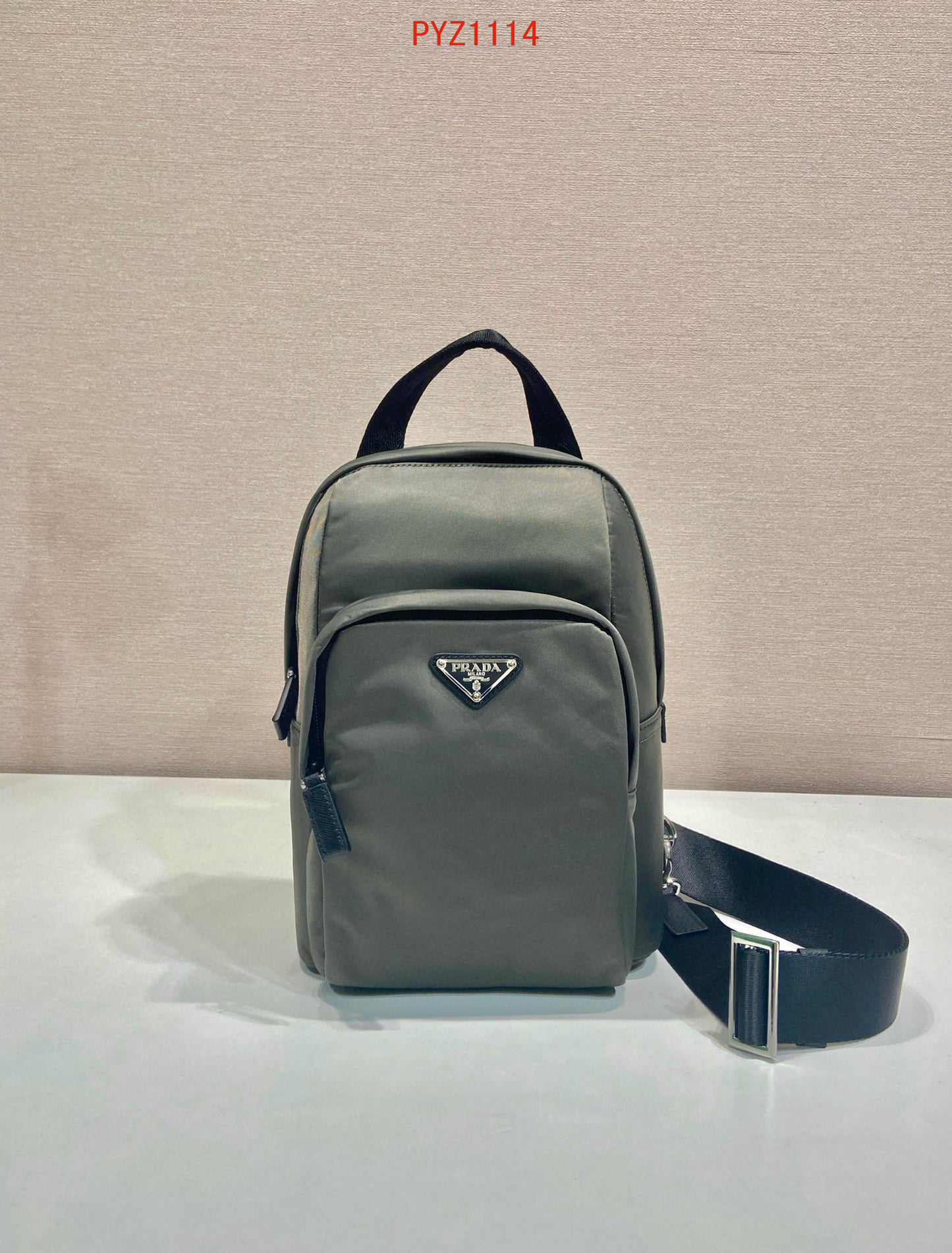 Prada Re-Nylon and Saffiano leather backpack