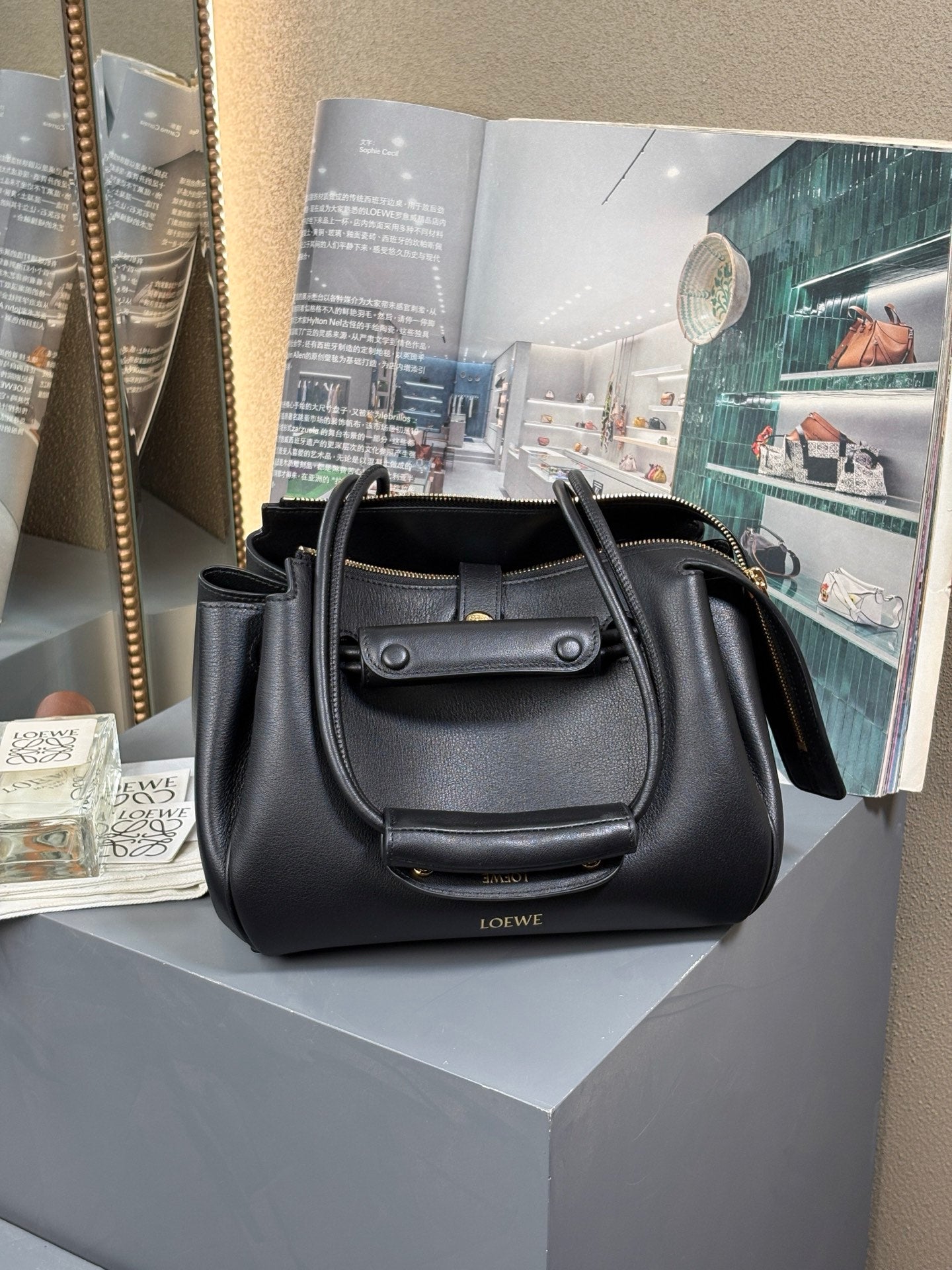 Loewe Small Madrid bag in supple calfskin