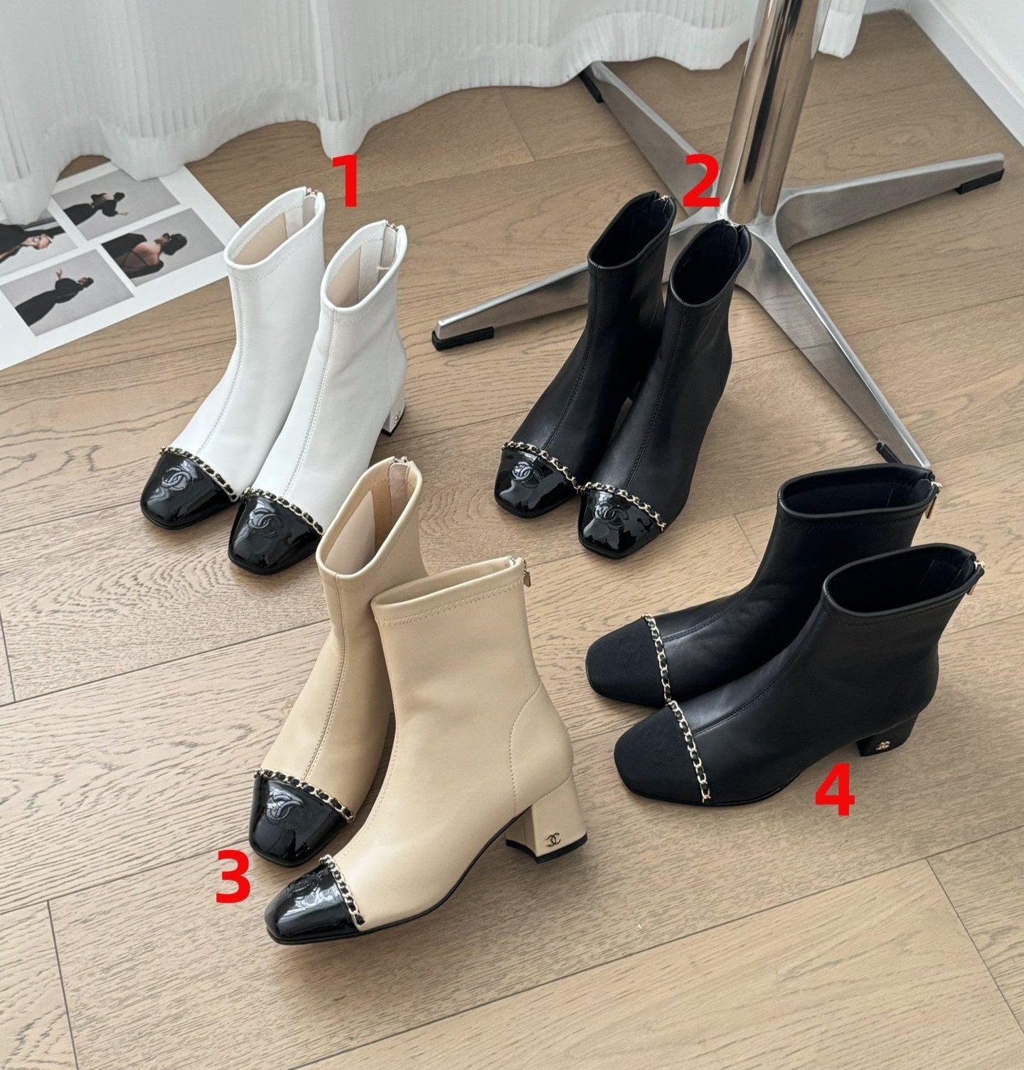 Chanel Leather Boots