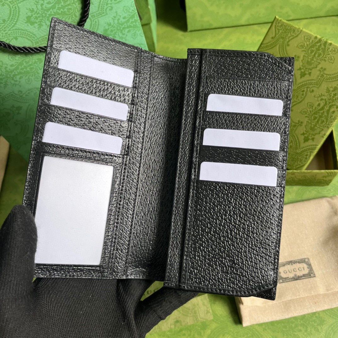 Gucci GG Marmont leather long ID wallet