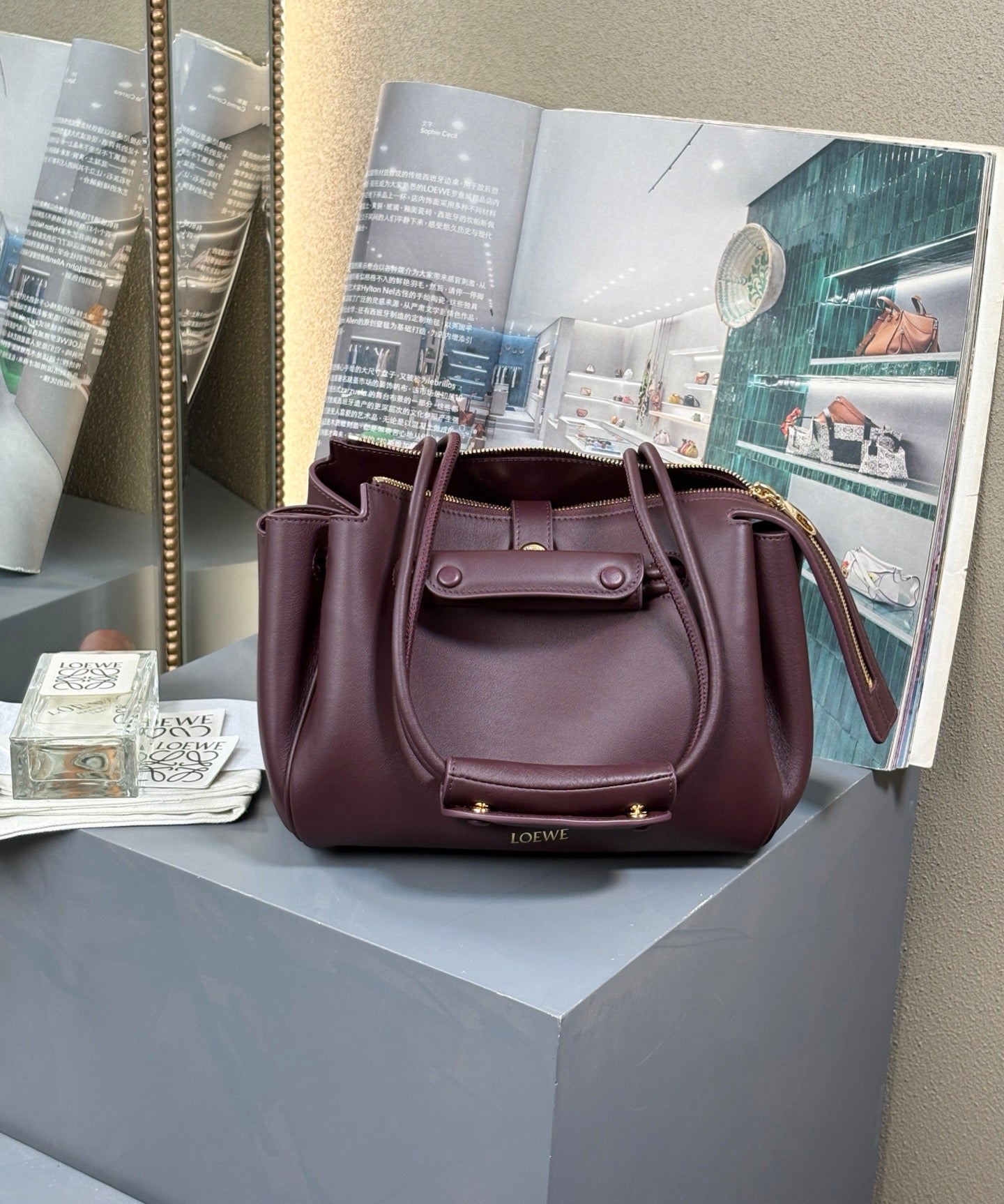 Loewe Small Madrid bag in supple calfskin