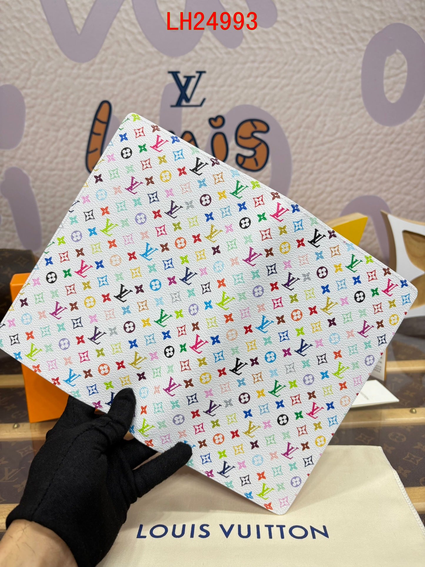 Louis Vuitton LV x TM Monogram Multicolore Emily Notebook Cover MM