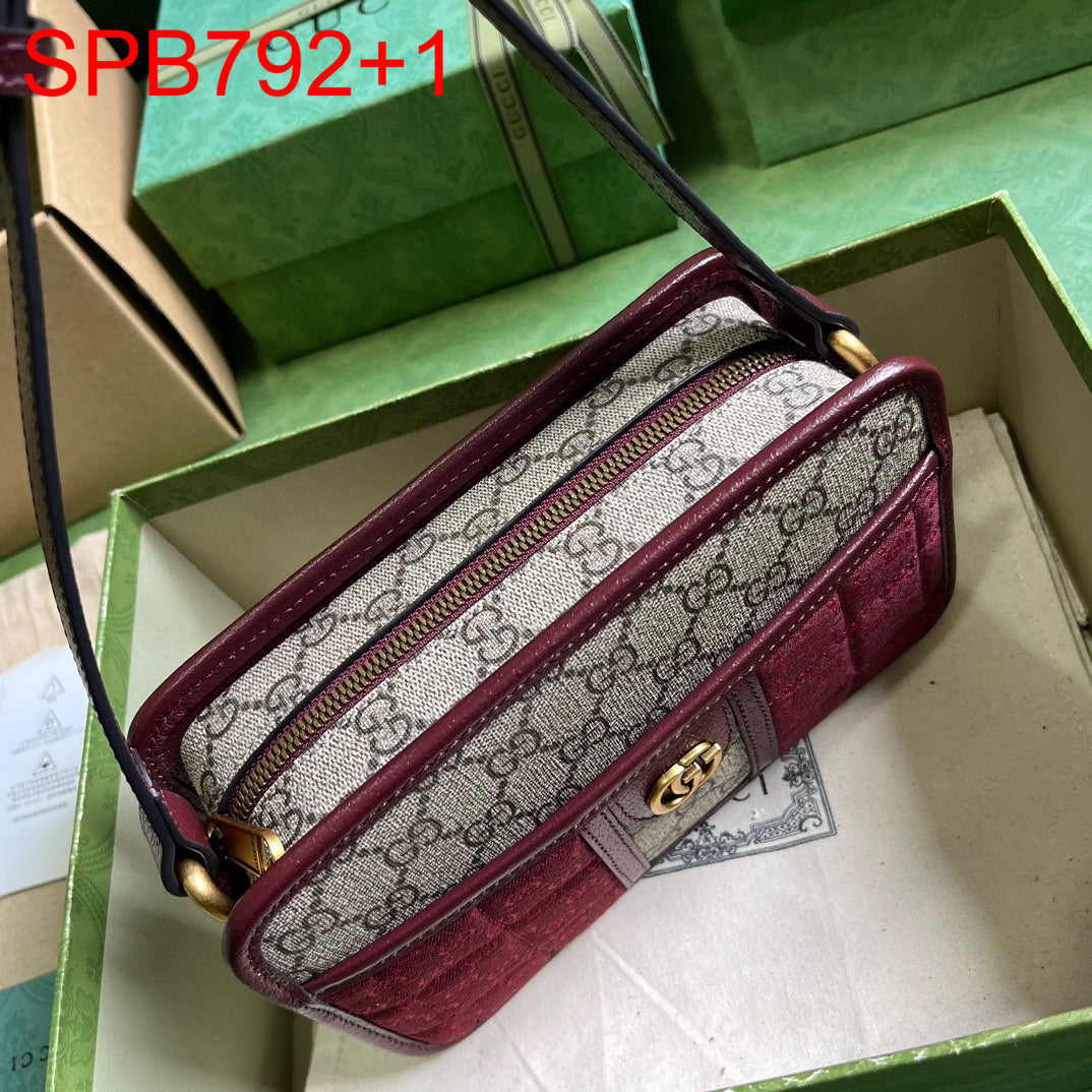 Gucci MINI GG CANVAS MINI SHOULDER BAG