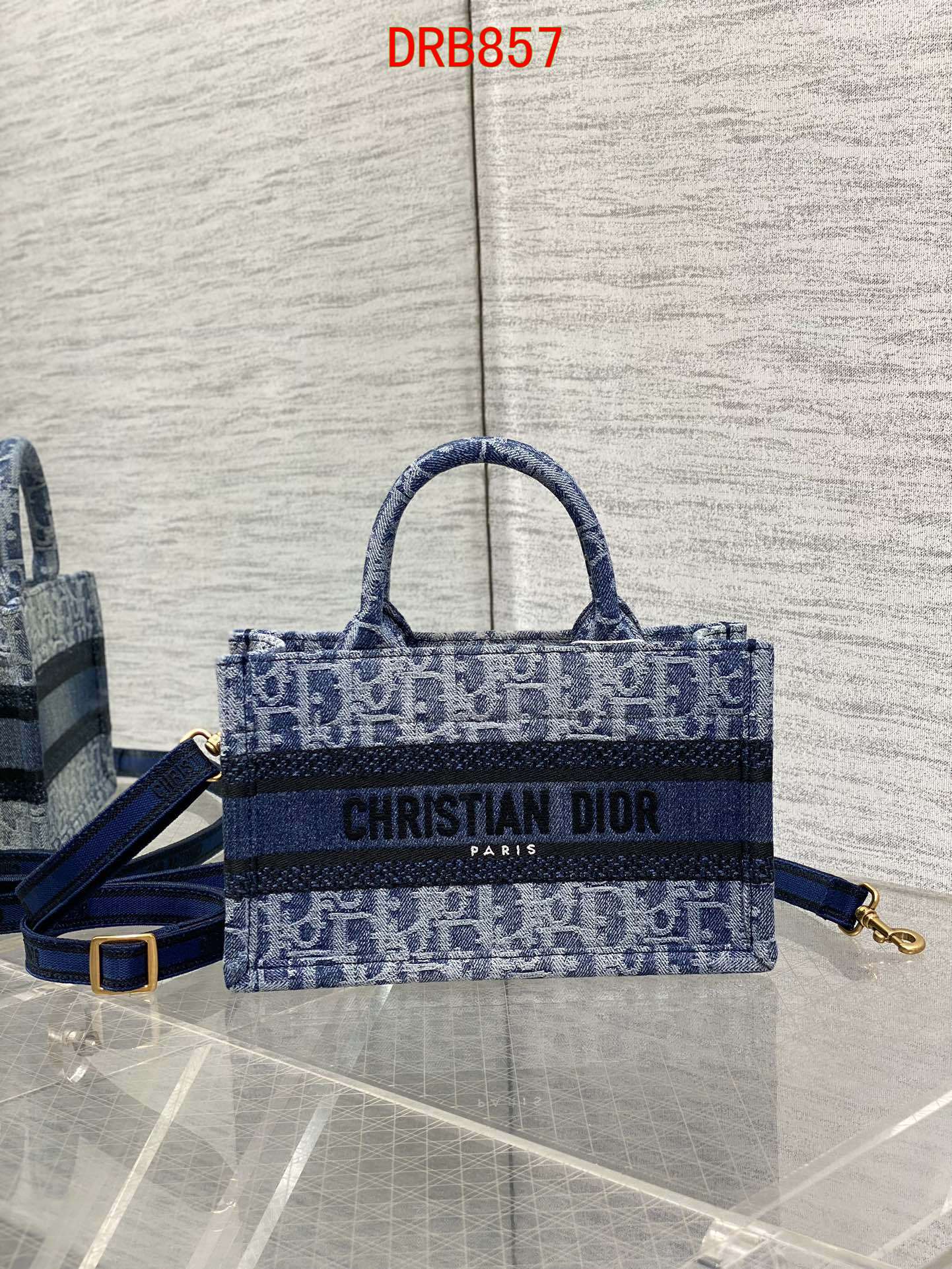 Dior Denim Book Tote
