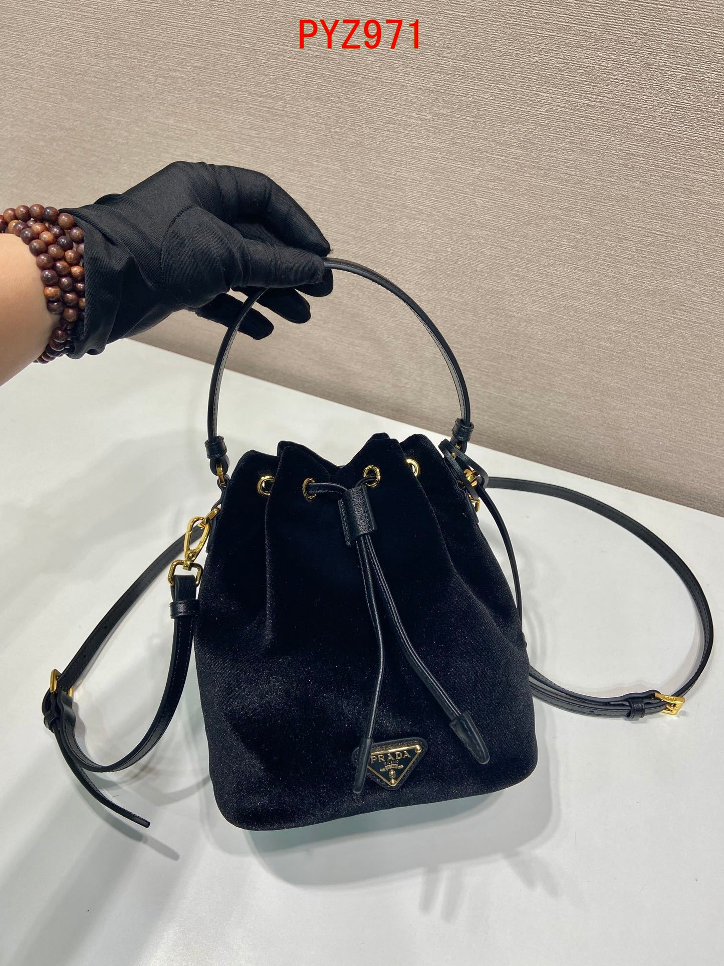 Prada Re-Edition 1978 Velvet mini-bag