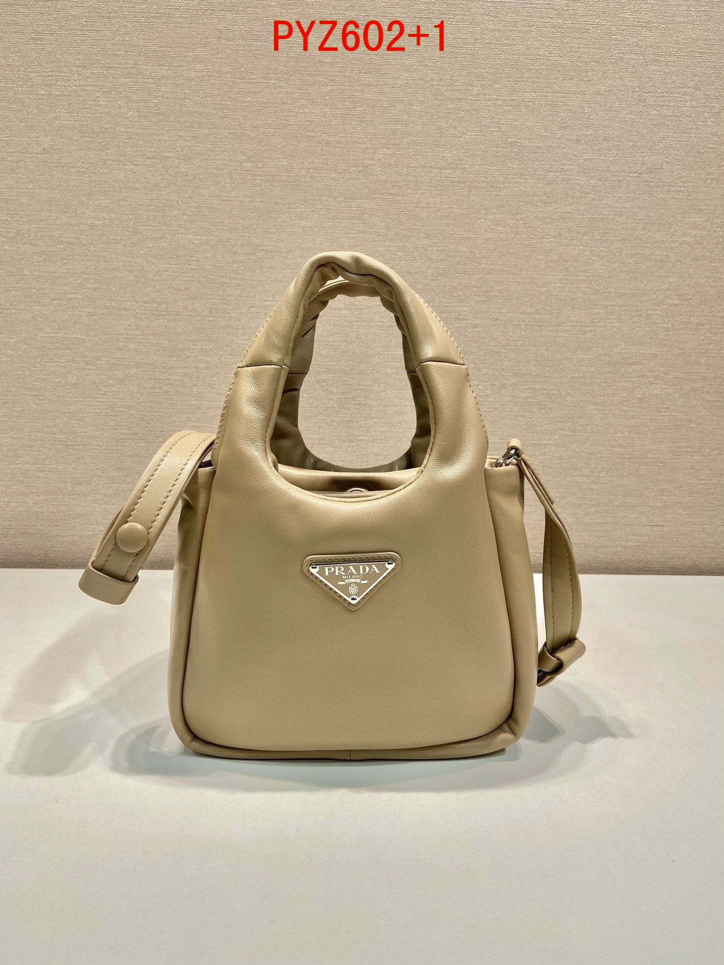 Prada Small padded Soft nappa-leather bag