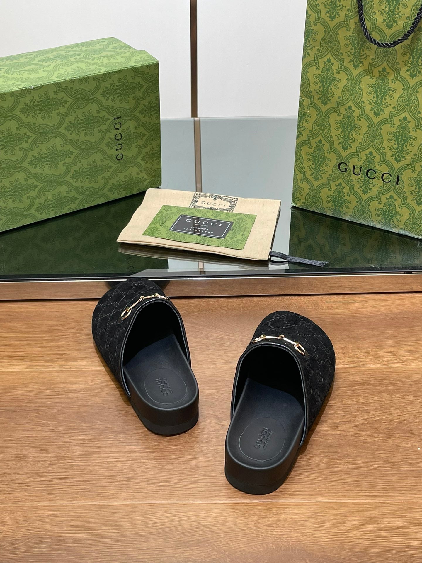 Gucci Suede Slippers