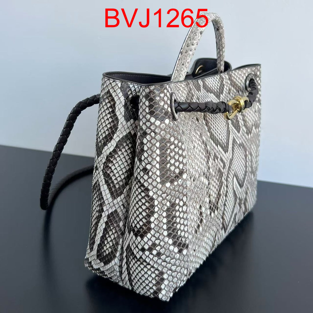 Bottega Veneta Andiamo Python Medium Python Roccia