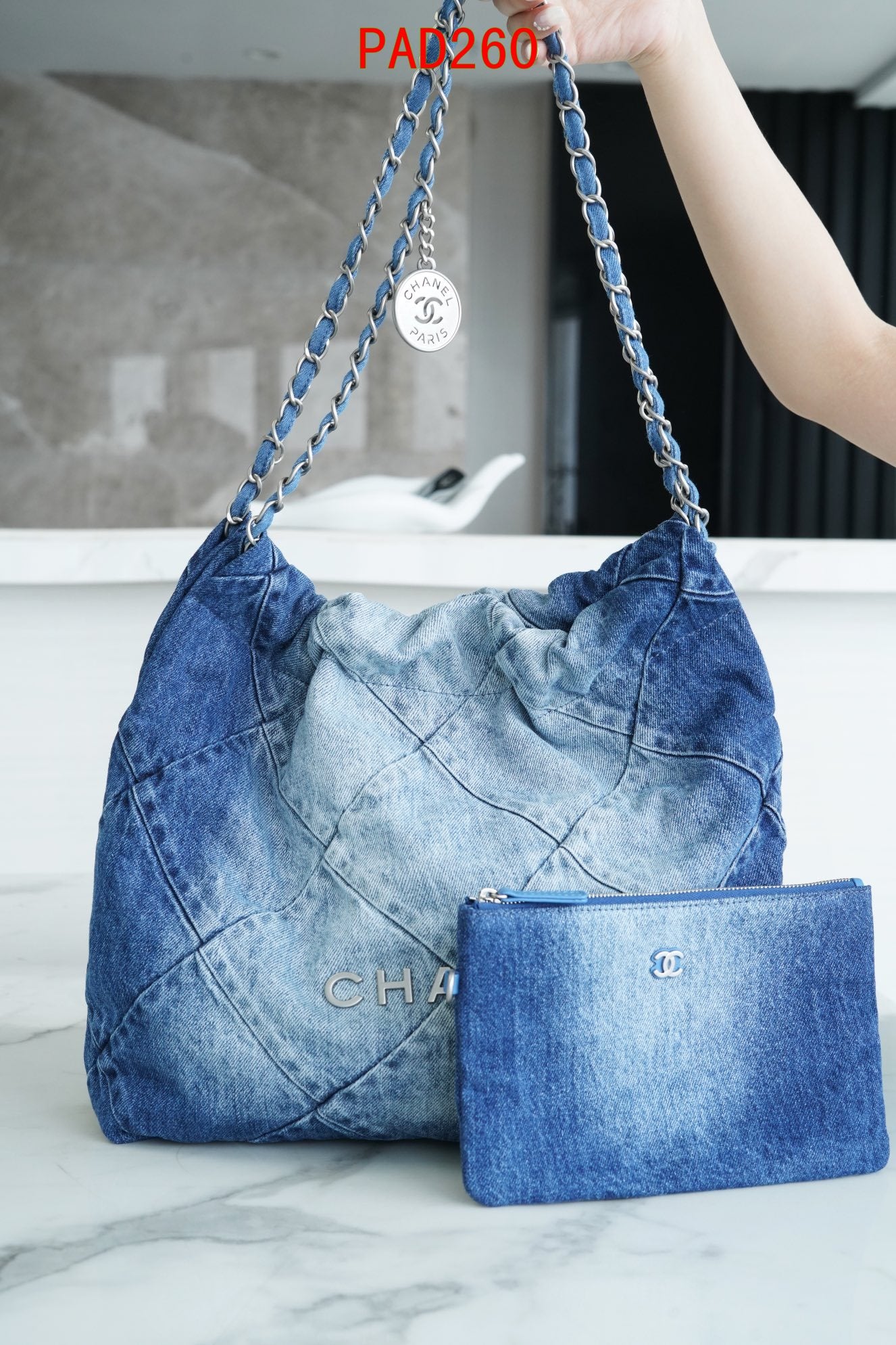 Chanel 22 Denim