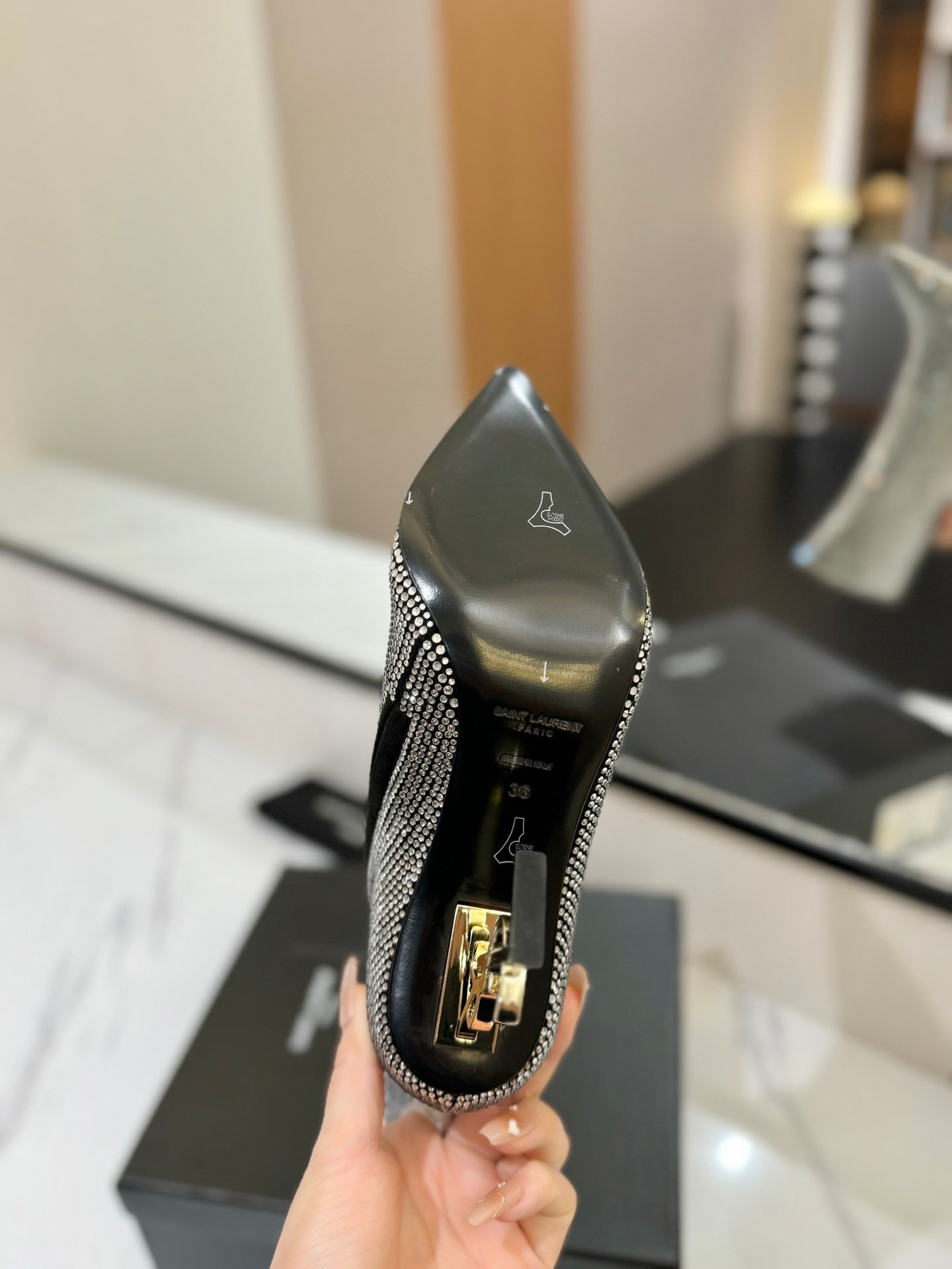 YSL Heels Boots