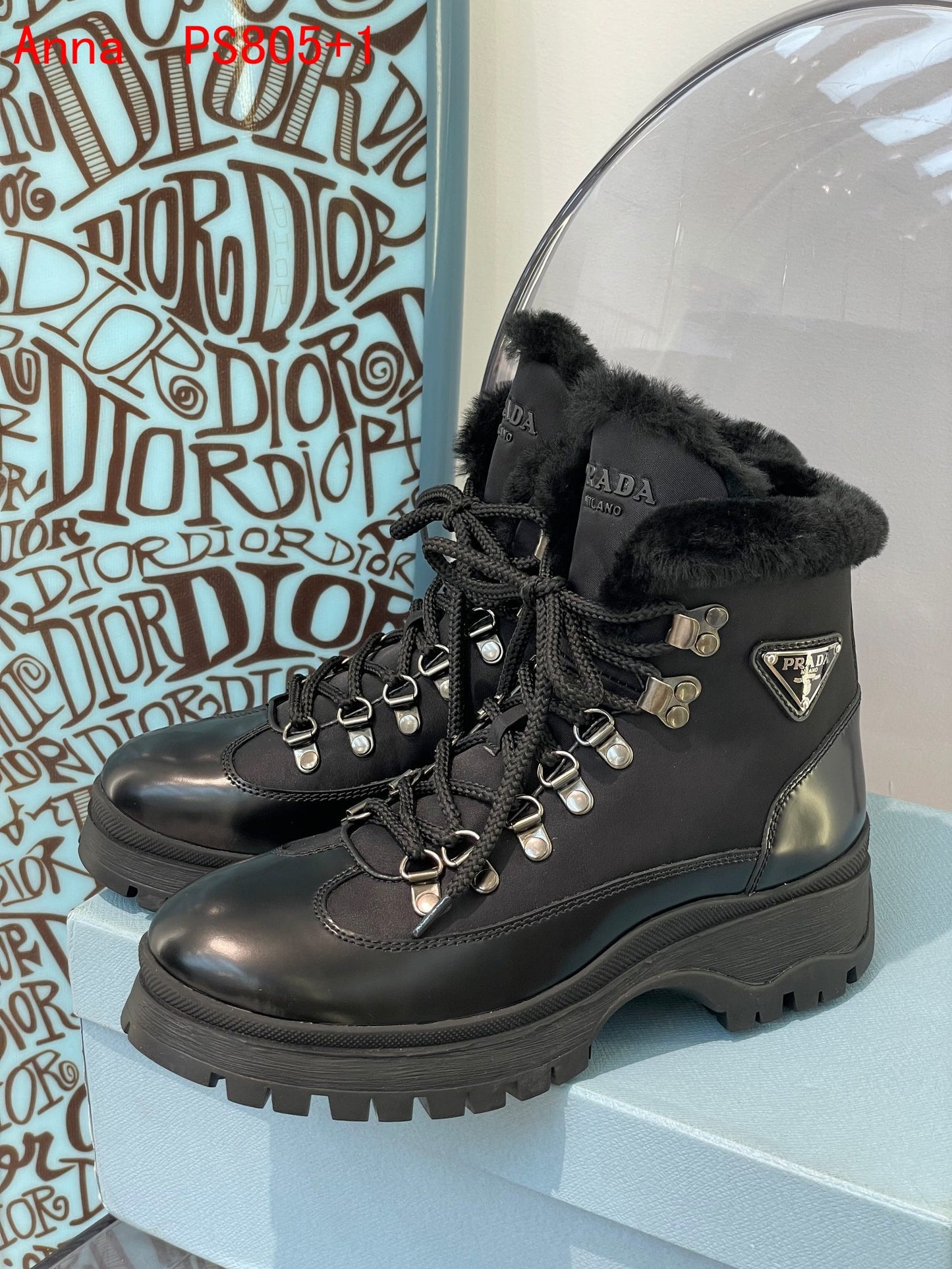 Prada Combat Shoes