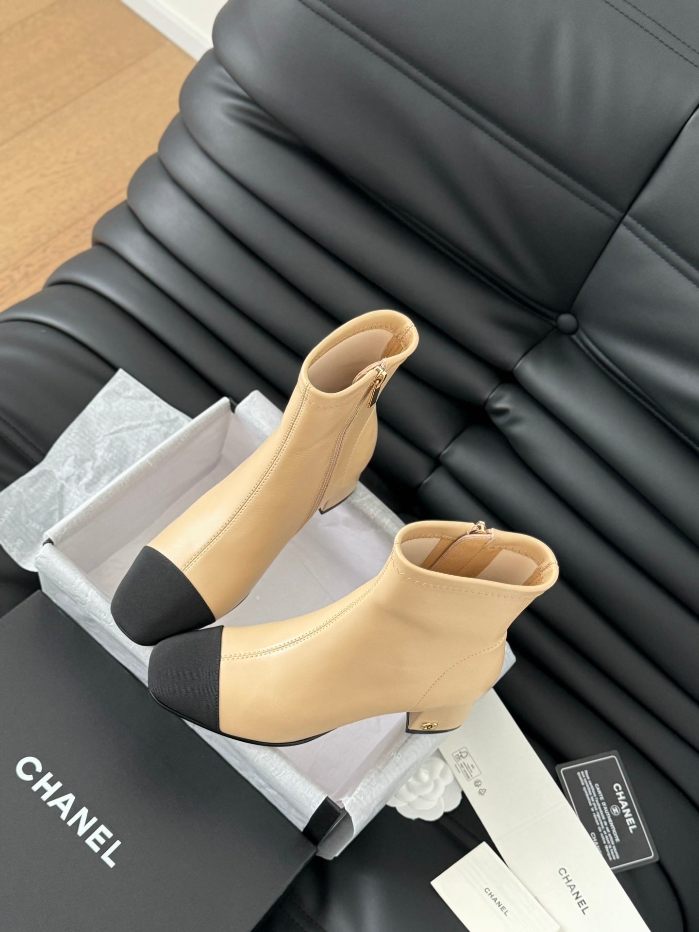 Chanel Leather Boots