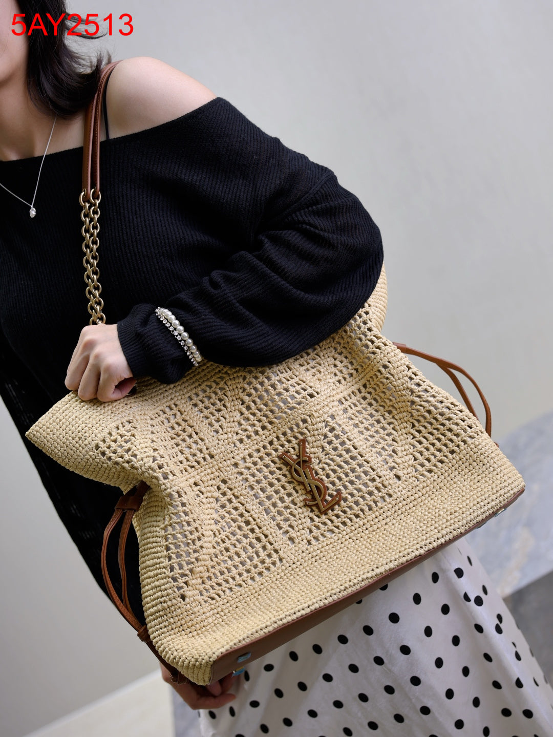 YSL Jamie Straw bag