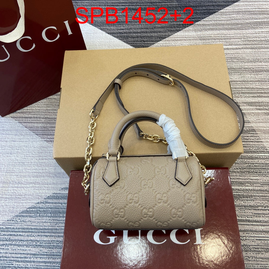 GG Emblem mini top handle bag