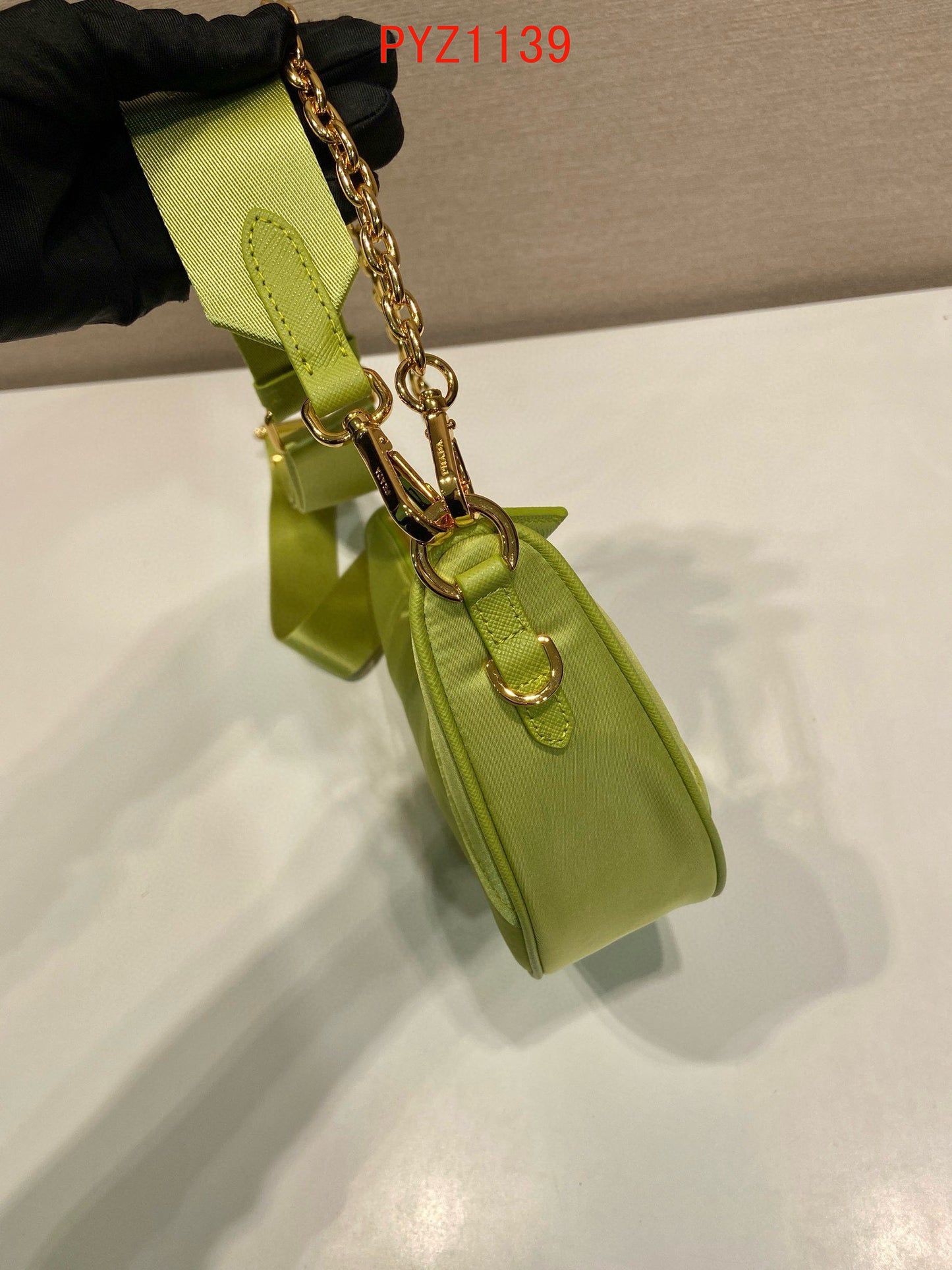 Prada Demi-lune Re-Nylon shoulder bag