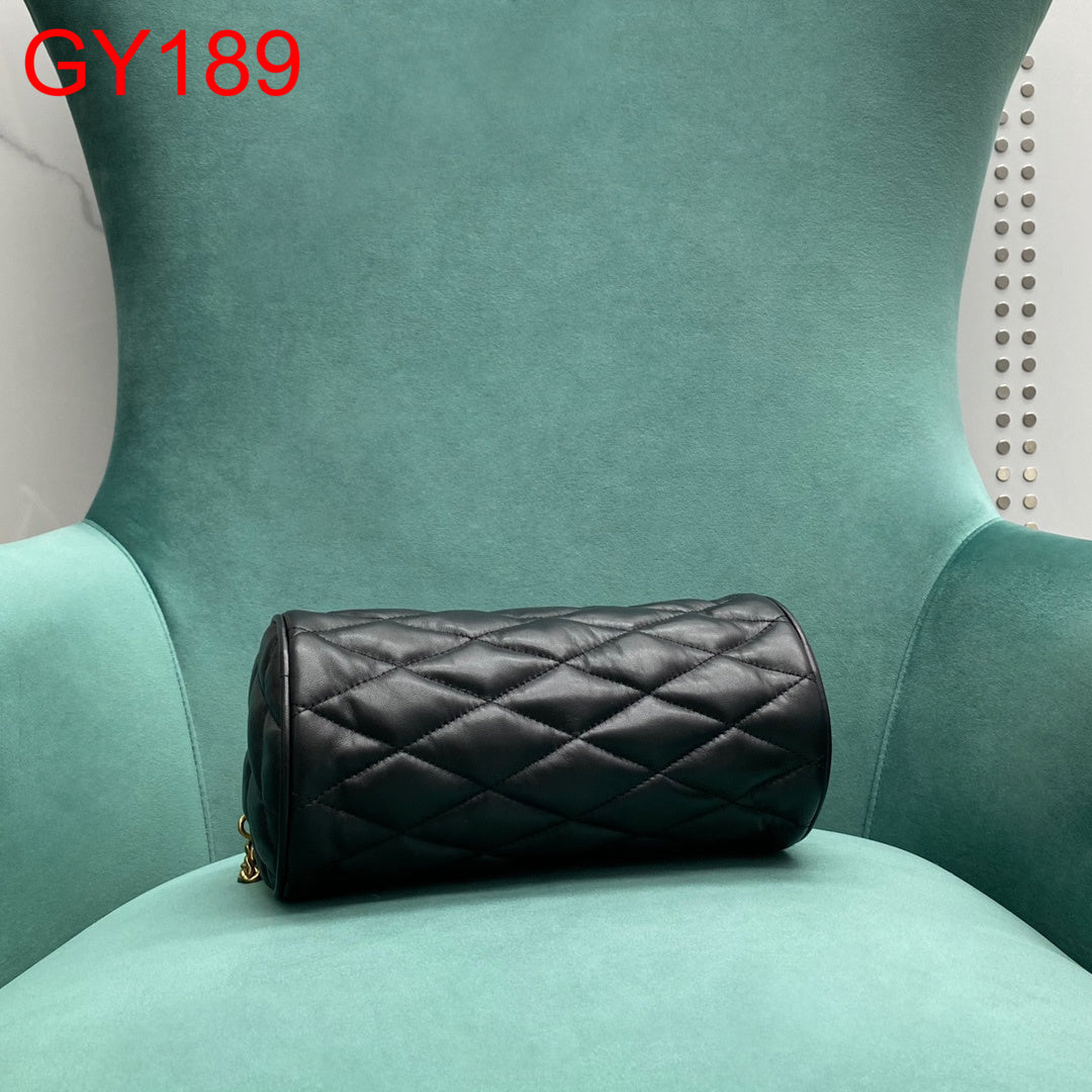 YSL Sade quilted tube bag