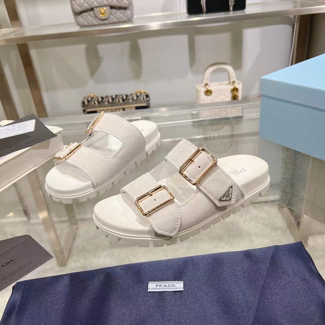 Prada Suede Sandals