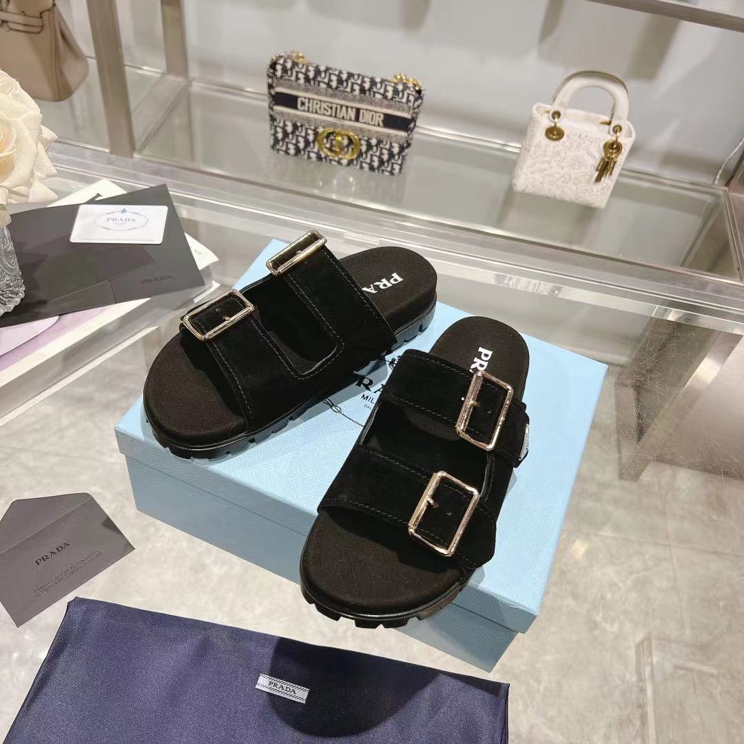 Prada Suede Sandals