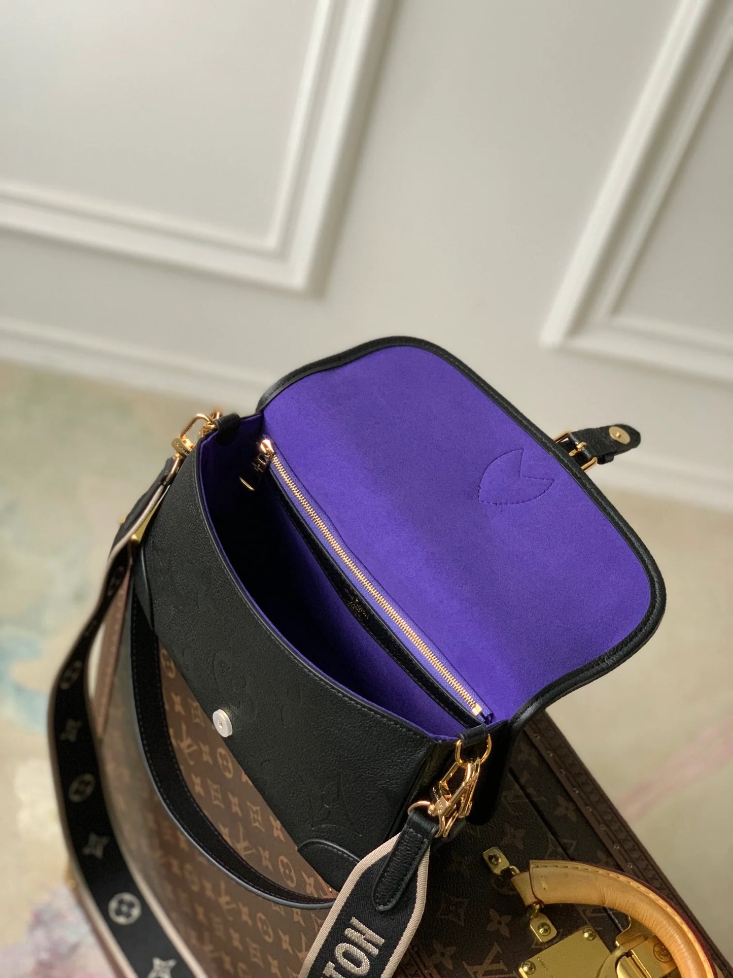 Louis Vuitton Diane Empreinte leather