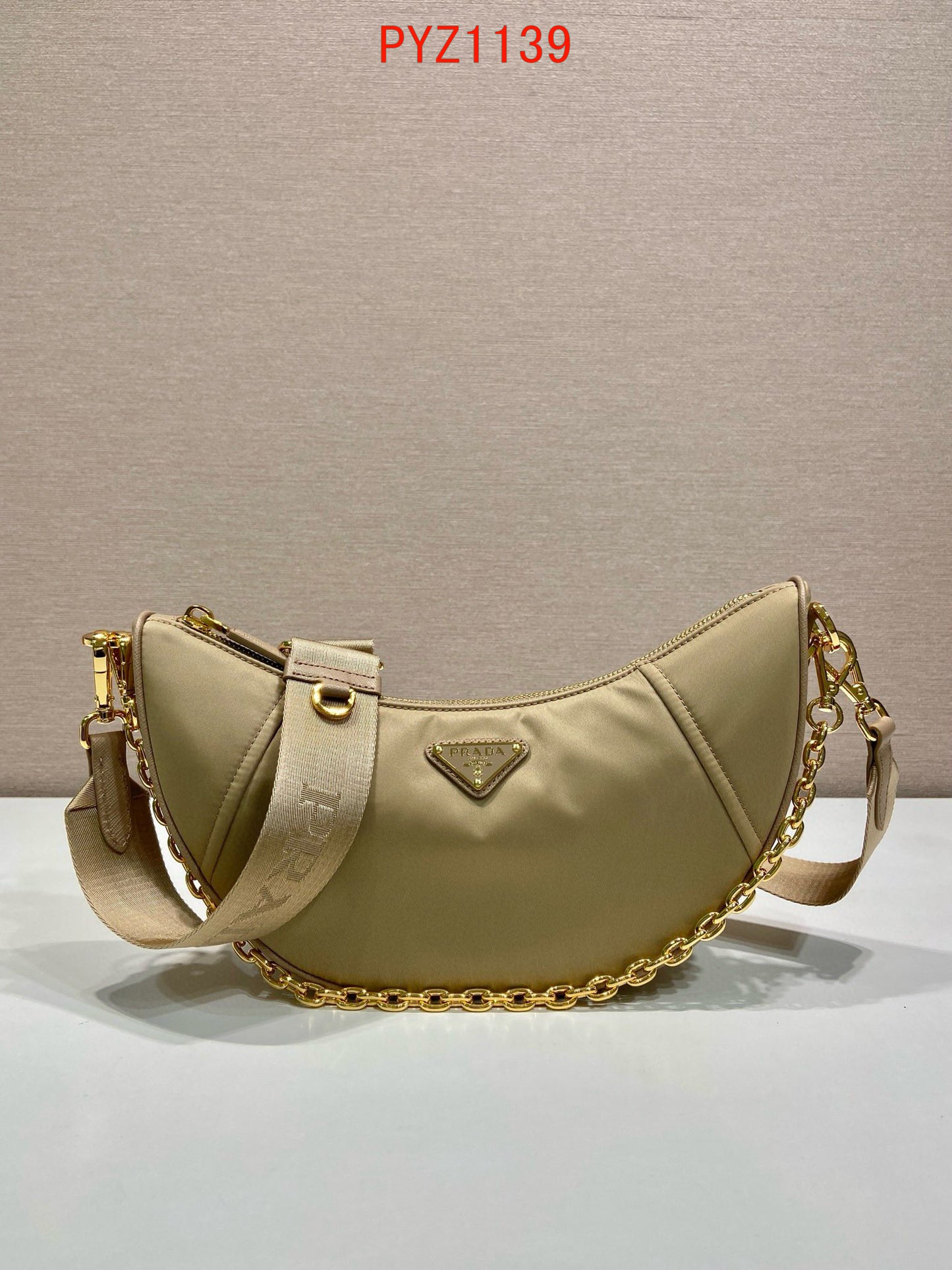 Prada Demi-lune Re-Nylon shoulder bag
