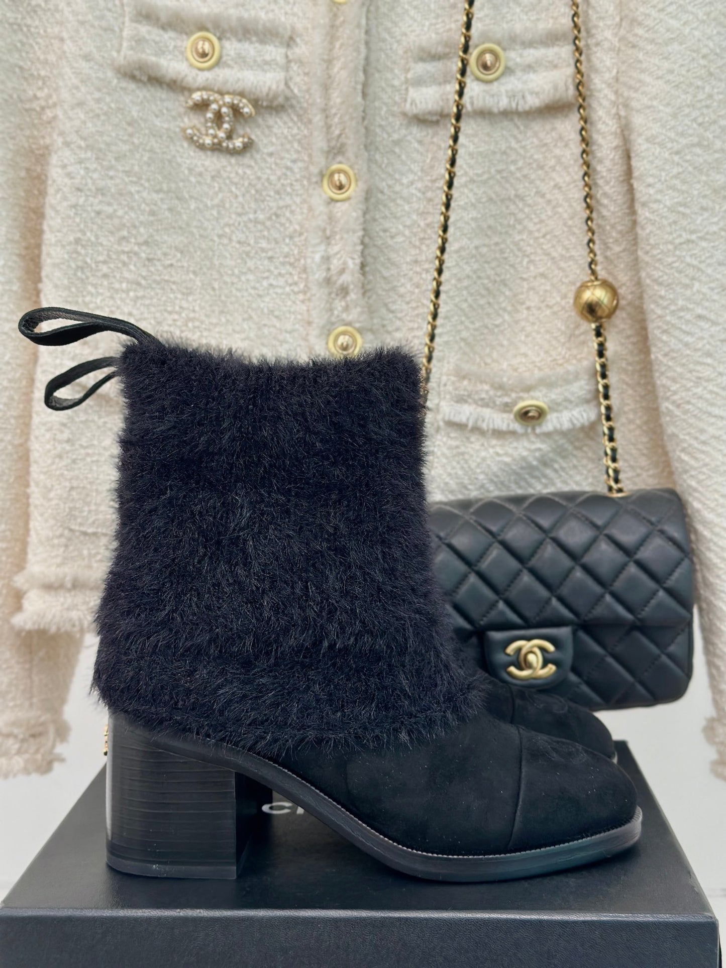 Chanel Heel Boots