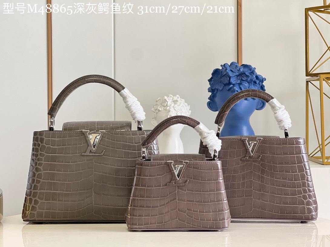 Louis Vuitton Capucines Crocodile leather