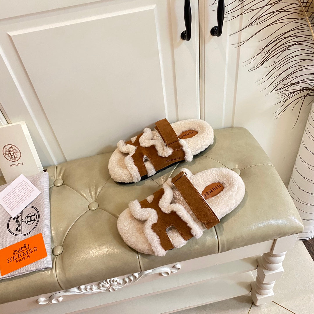 Hermes Chypre Slides