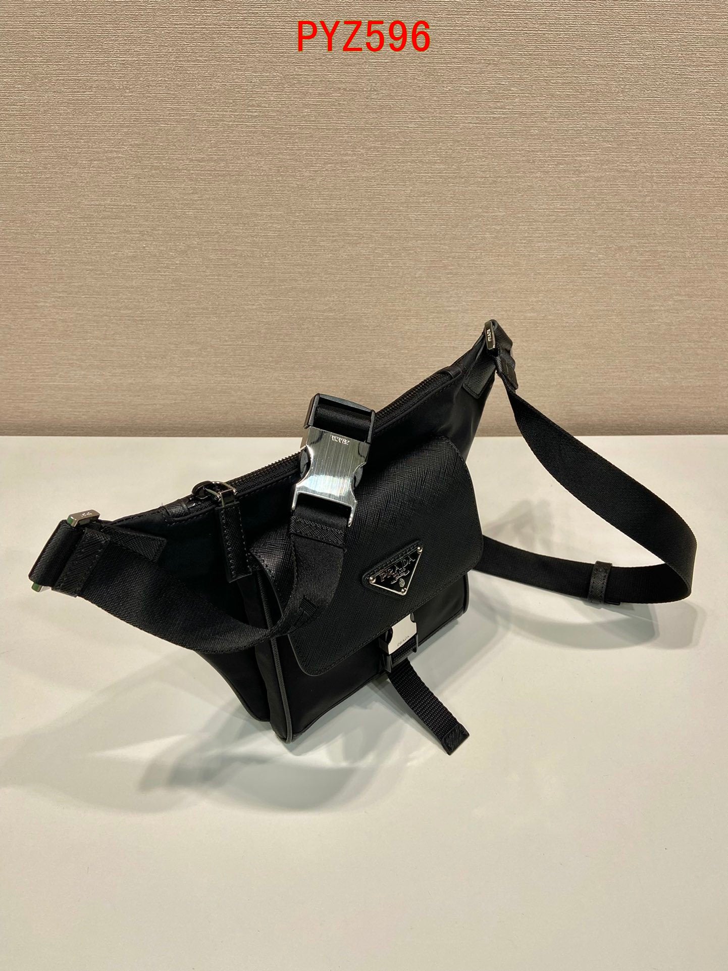 Prada Re-Nylon and Saffiano leather shoulder bag
