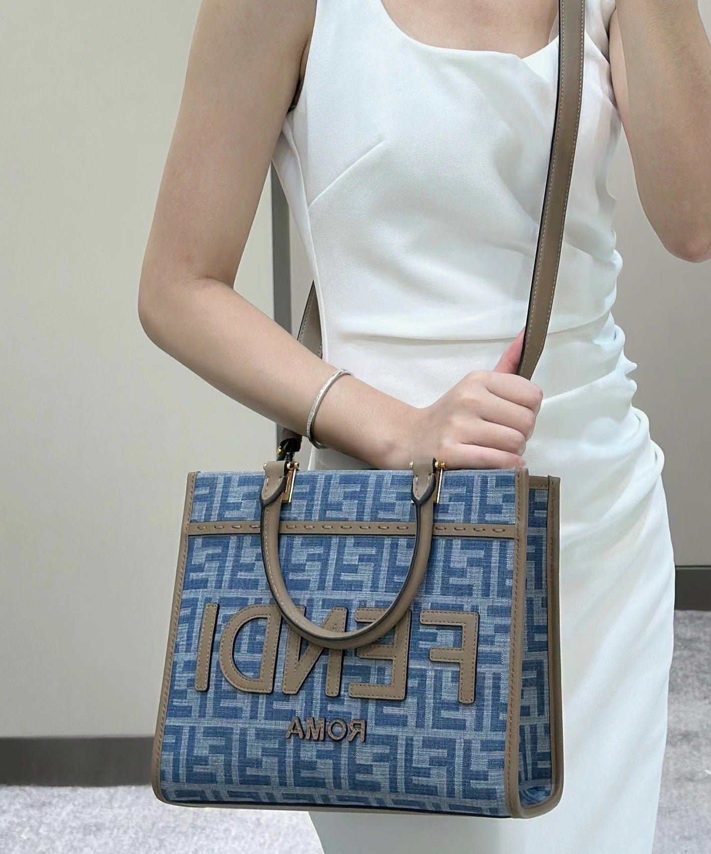 Fendi Denim Tote bag