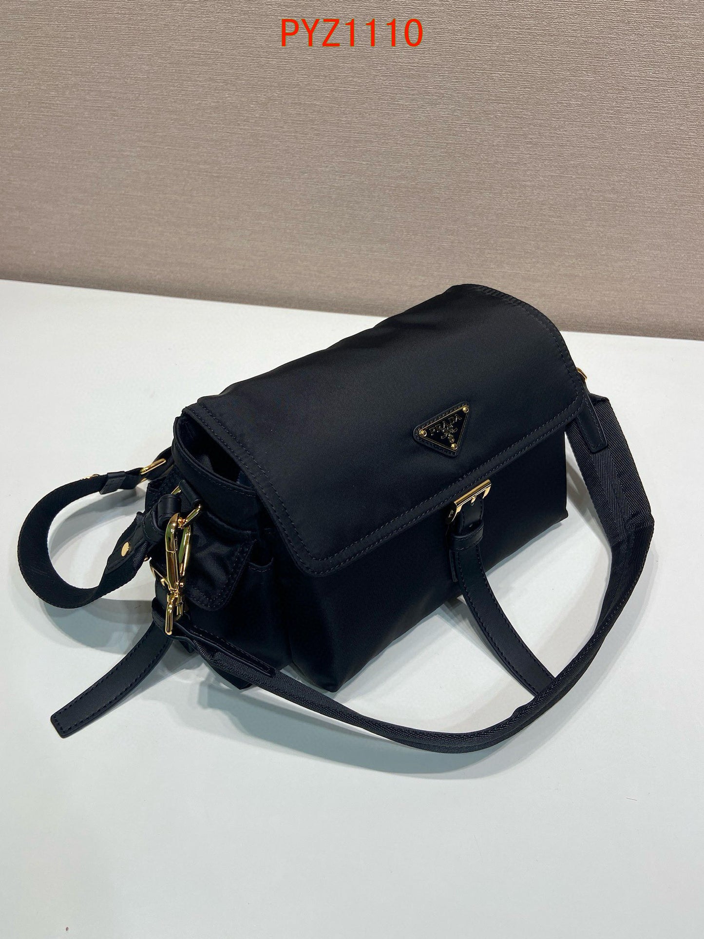 Prada Explore medium leather shoulder bag