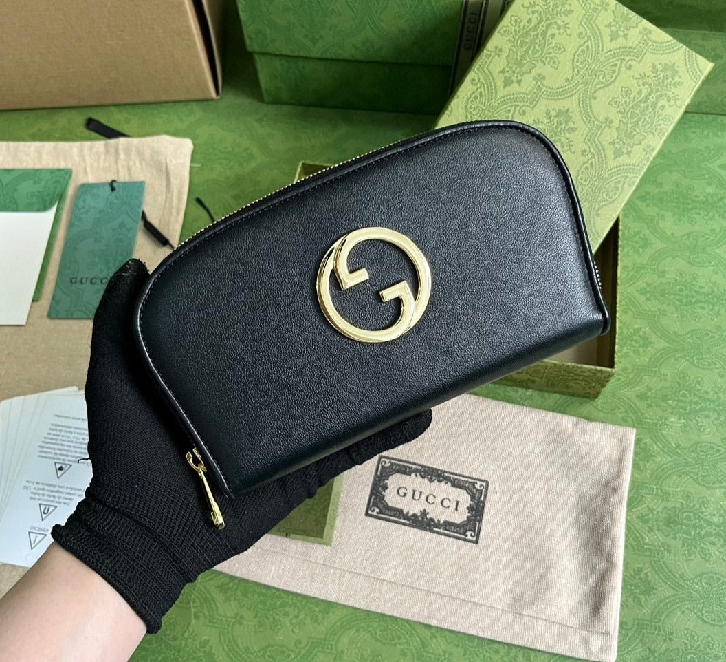 Gucci BLONDIE ZIP AROUND WALLET