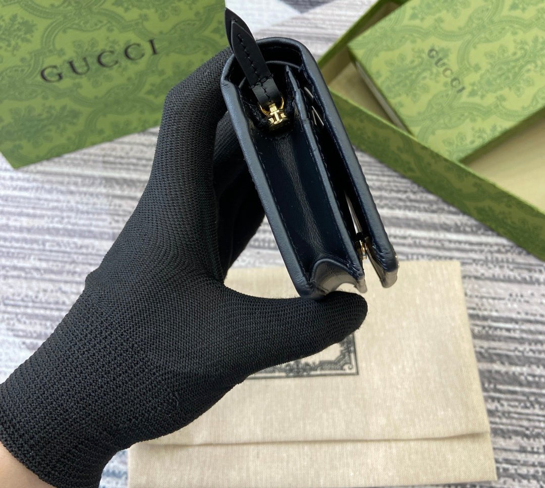 Gucci GG Emblem mini wallet