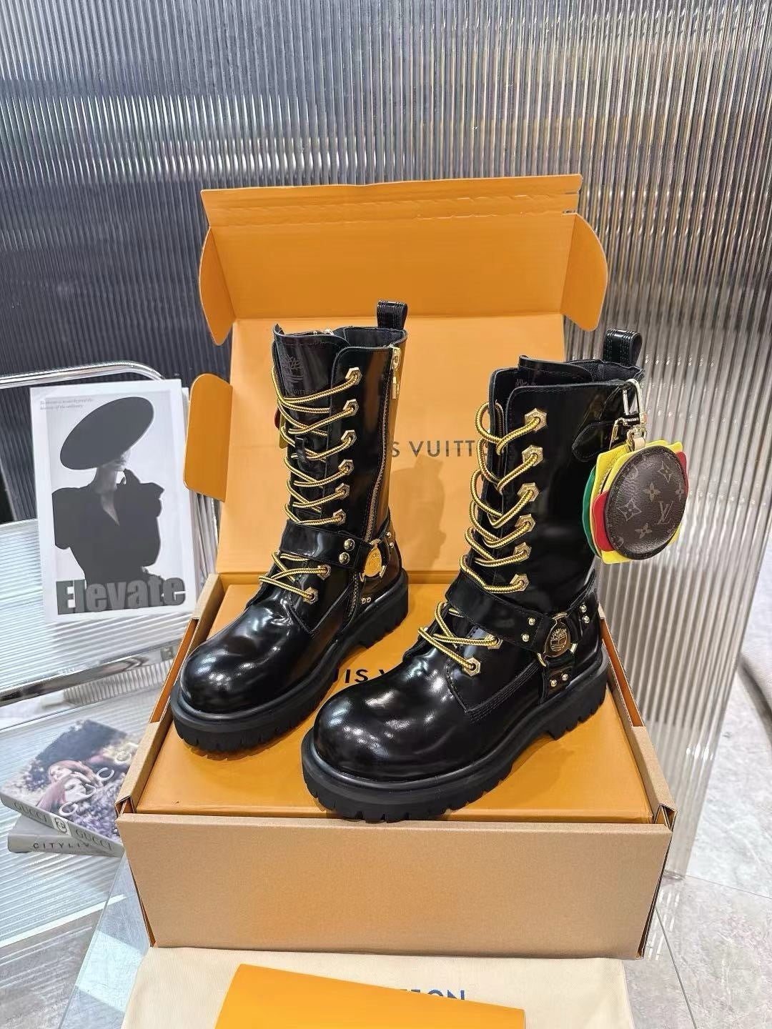 Louis Vuitton x Timberland Boots