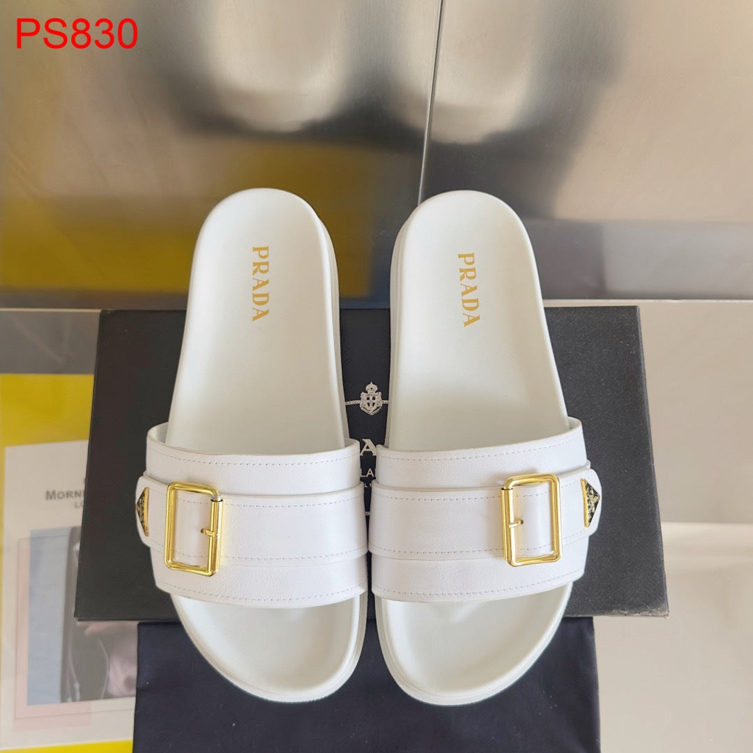 Prada Men leather Slides