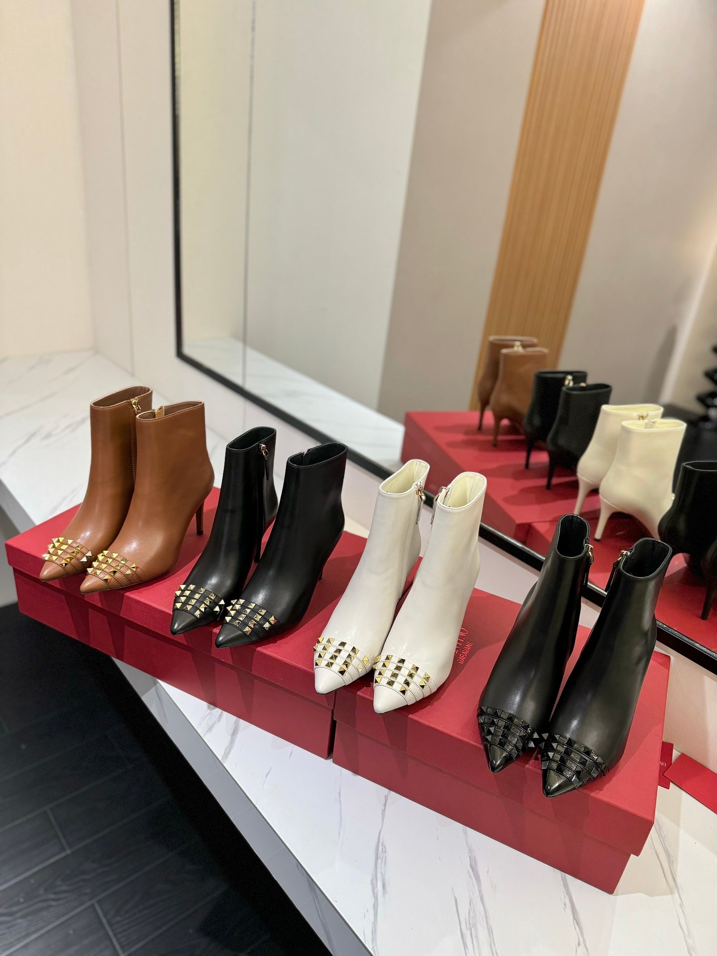 Valentino Heel Ankle Boots