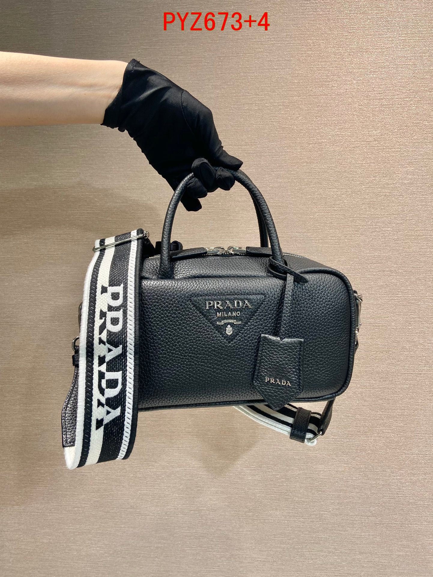 Prada Leather top-handle bag
