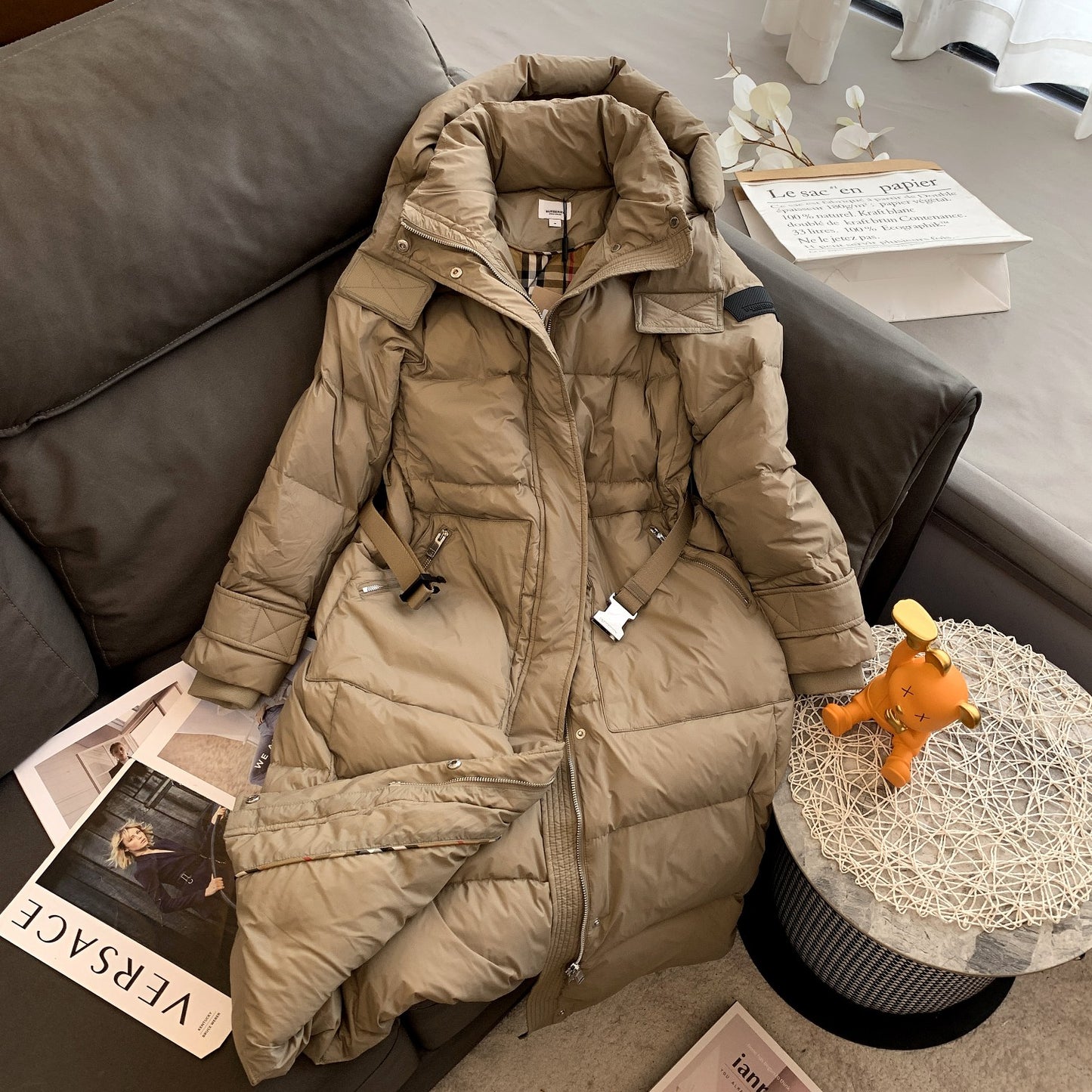Burberry Nylon Long Coat