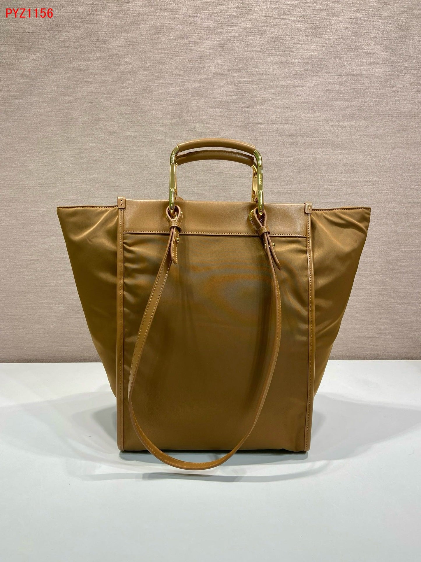 Prada Medium Re-Nylon and leather tote bag