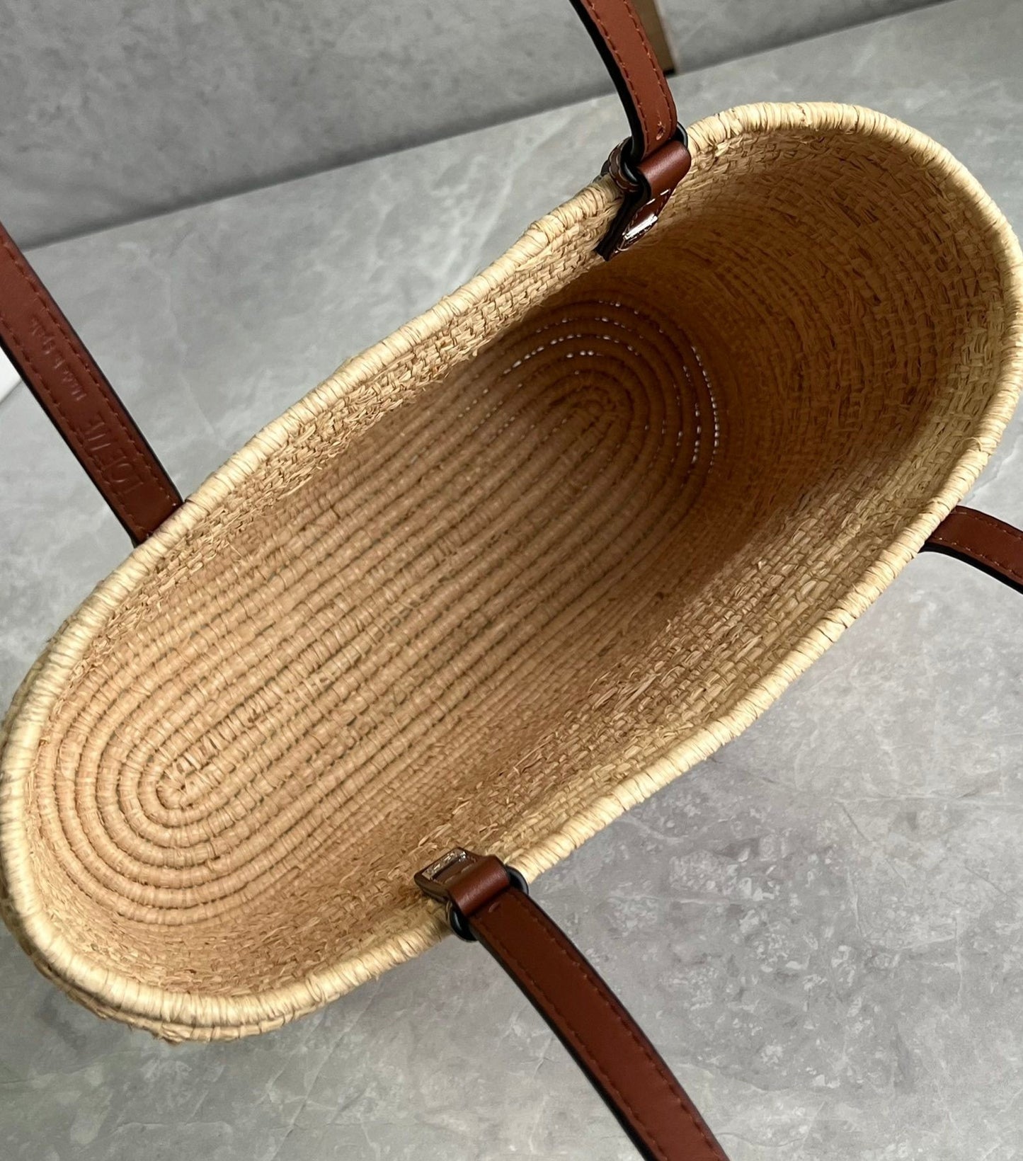 Loewe Straw Basket bag