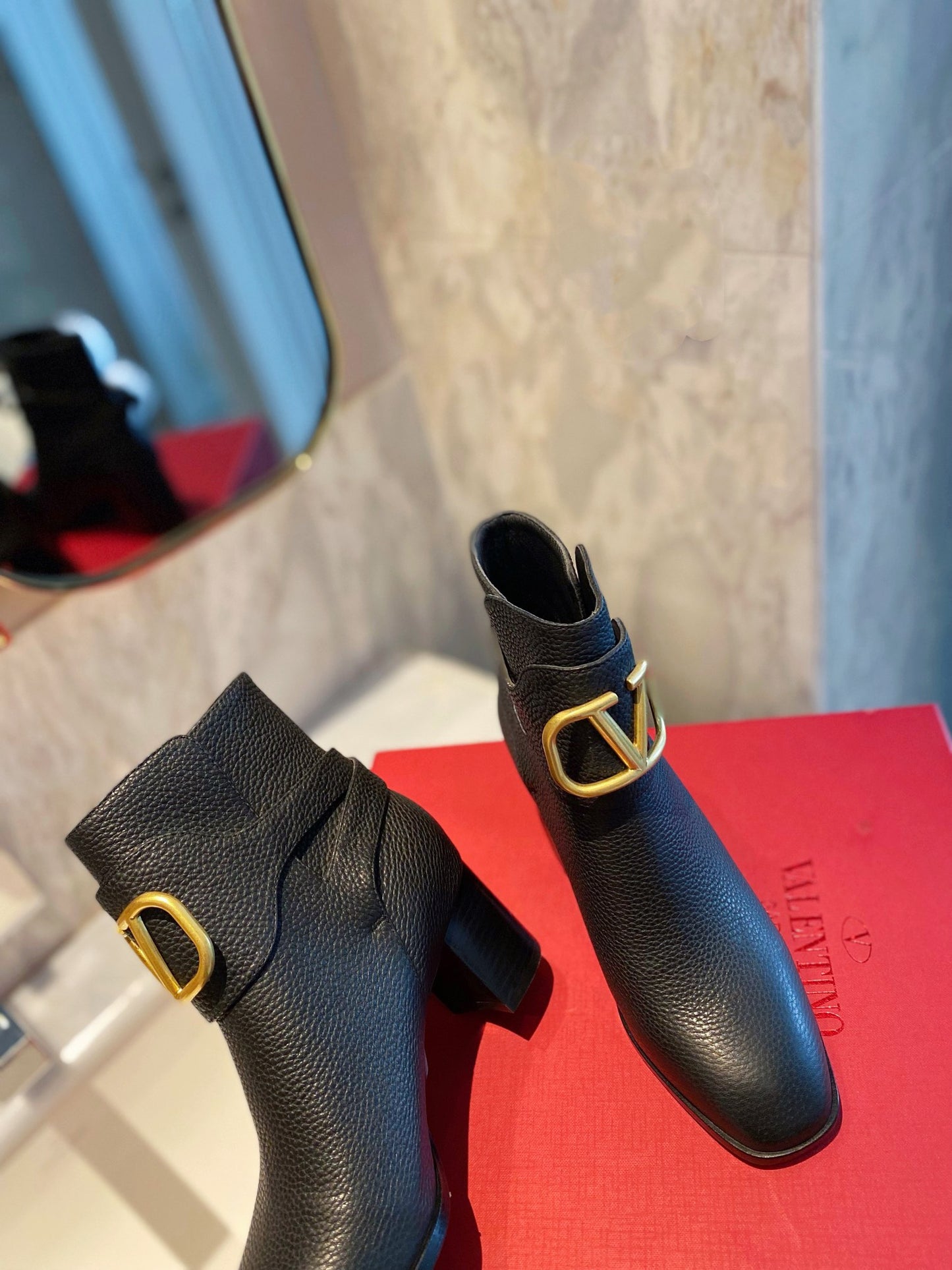 Valentino Ankle Heels Boots