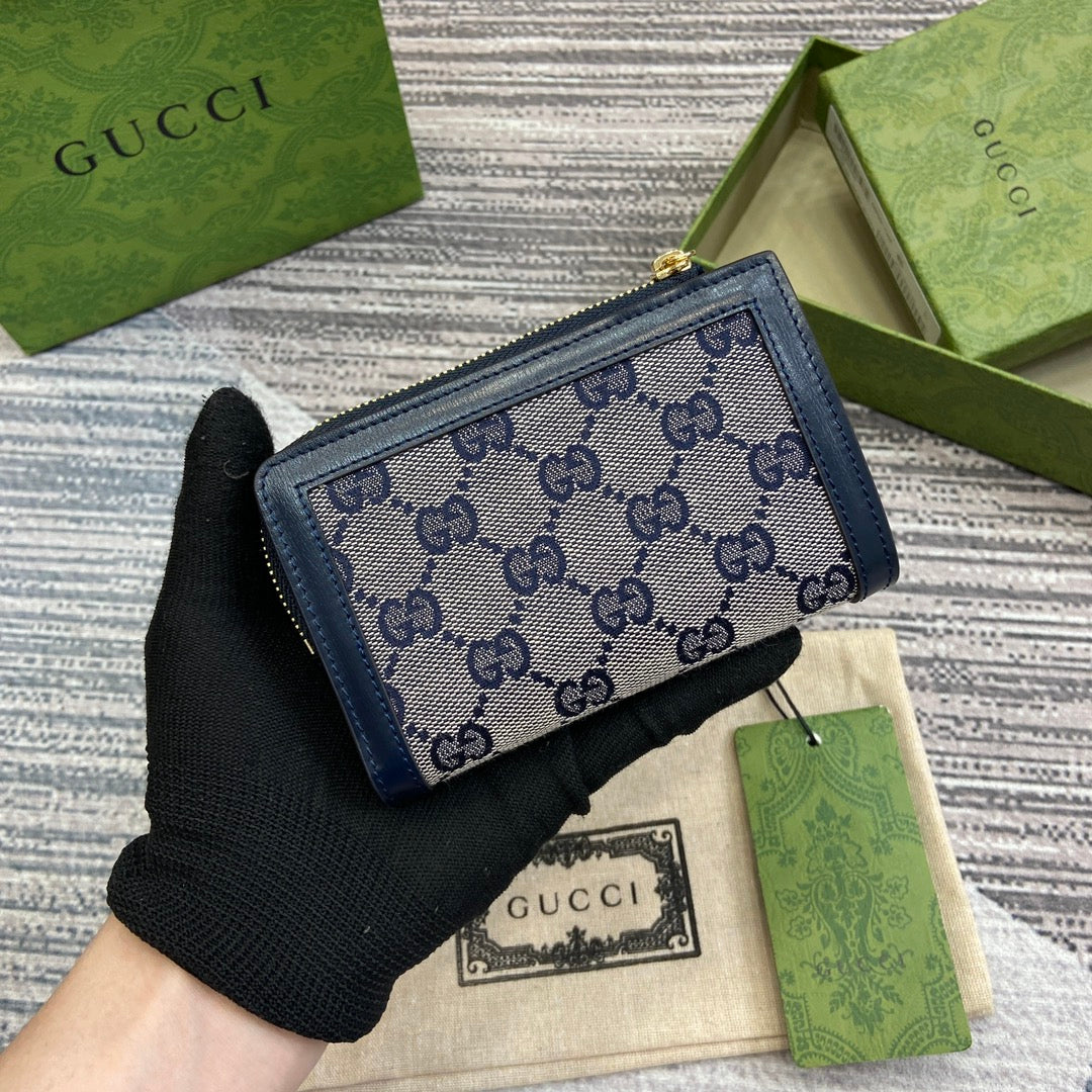 Gucci Luce Mini Zip Wallet