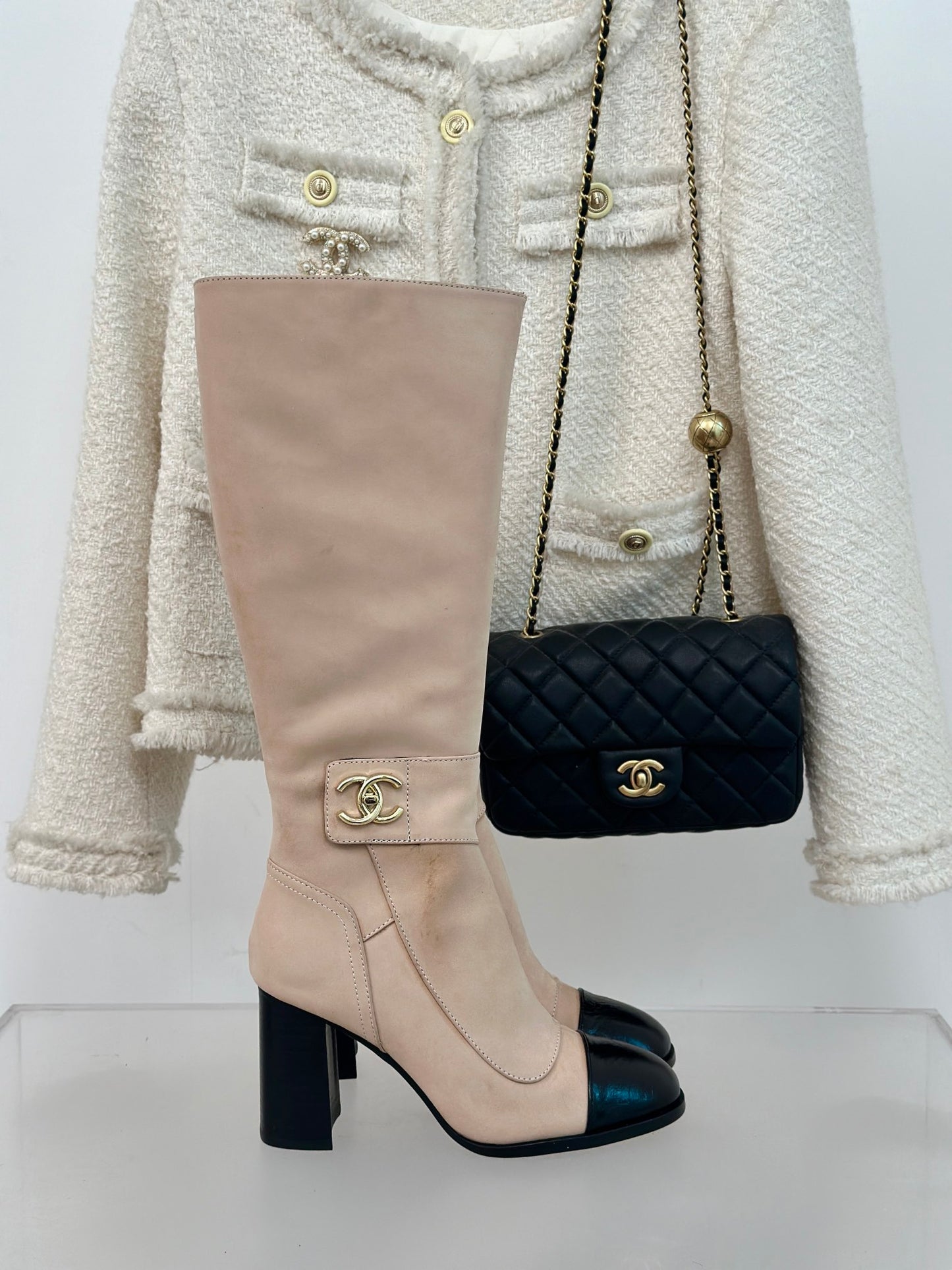 Chanel High Heel Boots