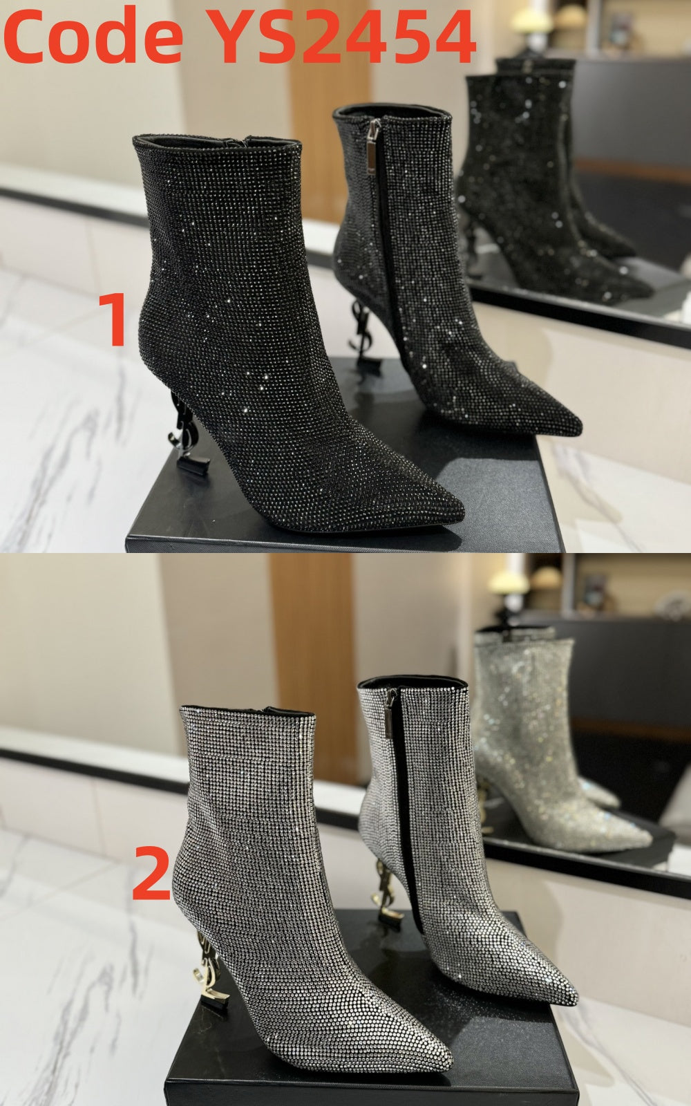 YSL Heels Boots
