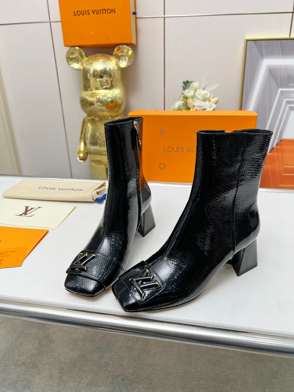 Louis Vuitton High Heel Boots