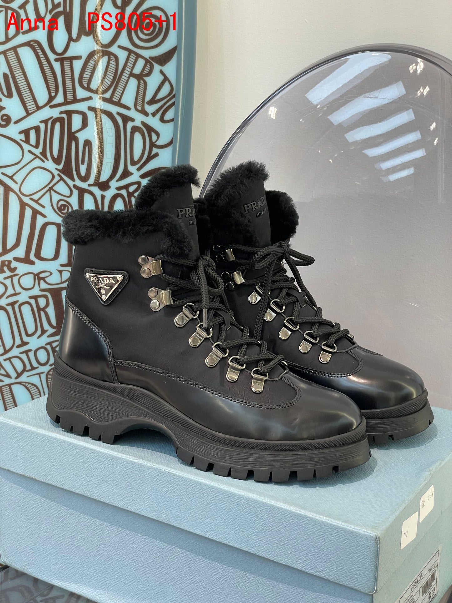 Prada Combat Shoes